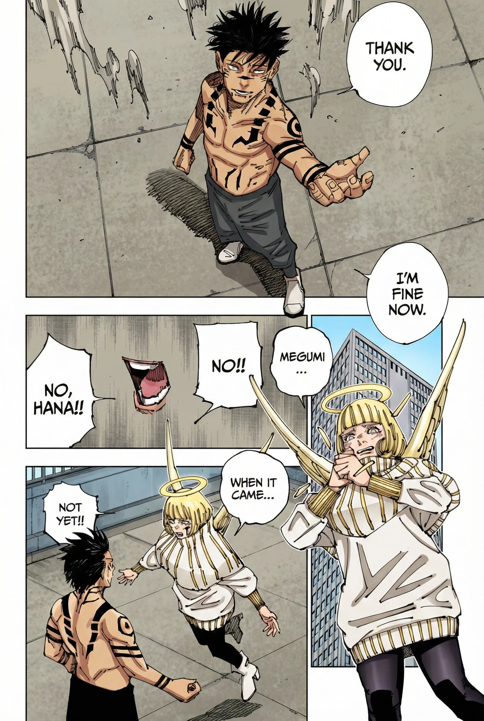 Jujutsu Kaisen Colored Manga JJK, chapter 213, page 18
