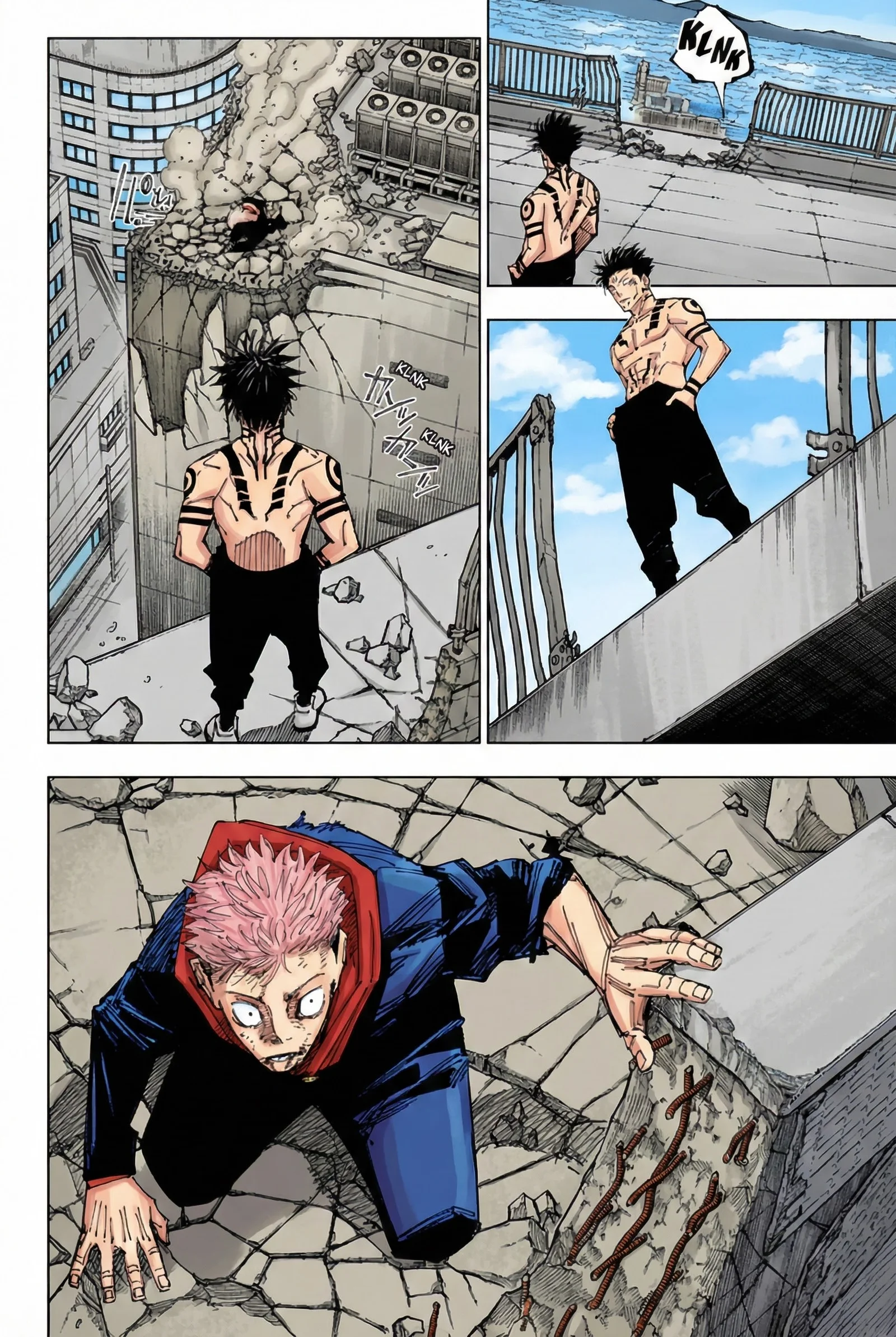 Jujutsu Kaisen Colored Manga JJK, chapter 214, page 4