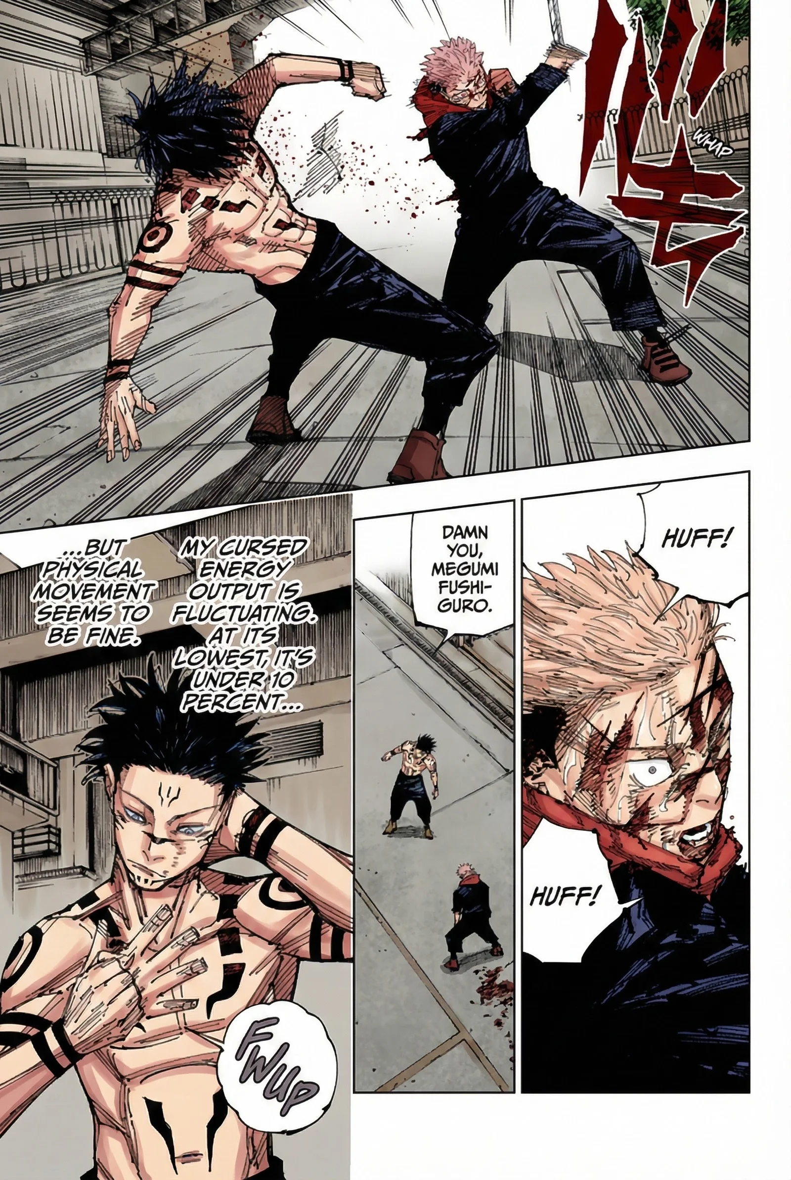 Jujutsu Kaisen Colored Manga JJK, chapter 215, page 2