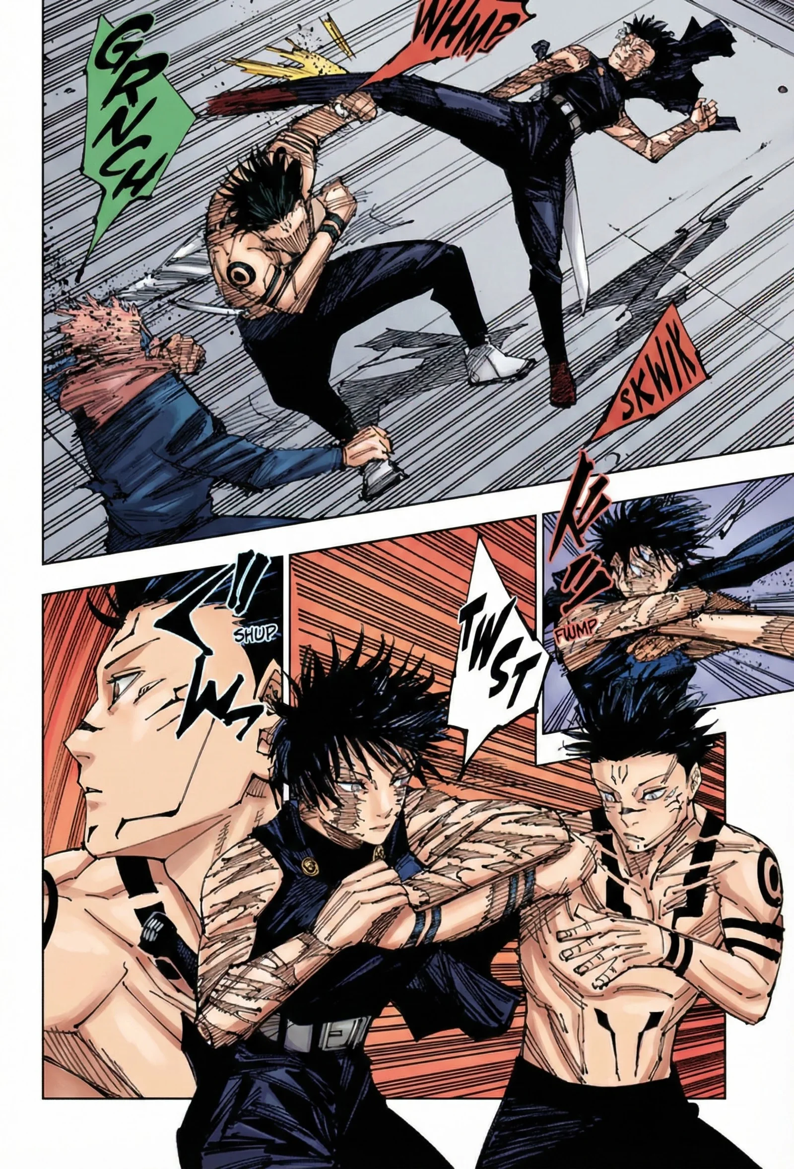 Jujutsu Kaisen Colored Manga JJK, chapter 215, page 5