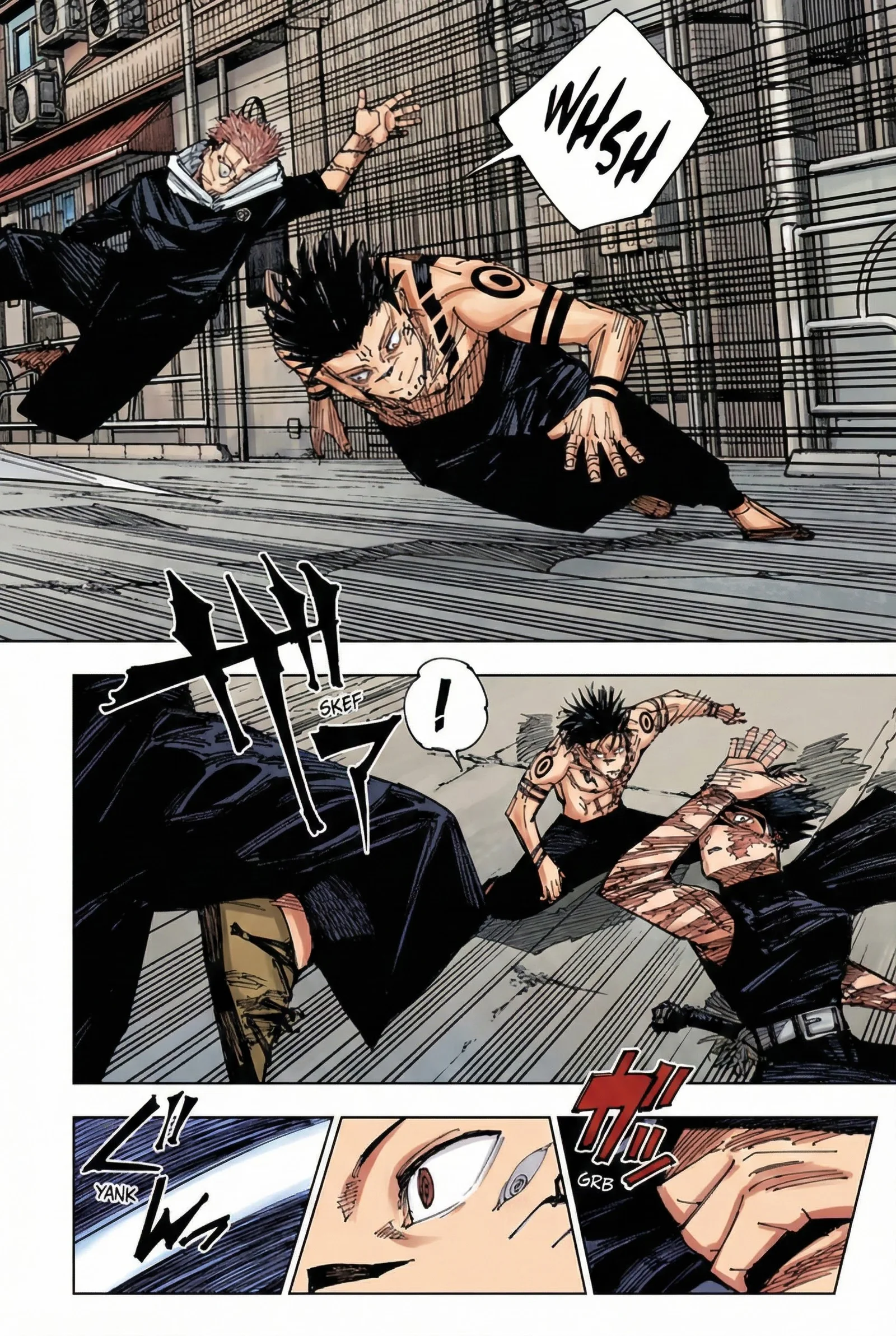 Jujutsu Kaisen Colored Manga JJK, chapter 215, page 6