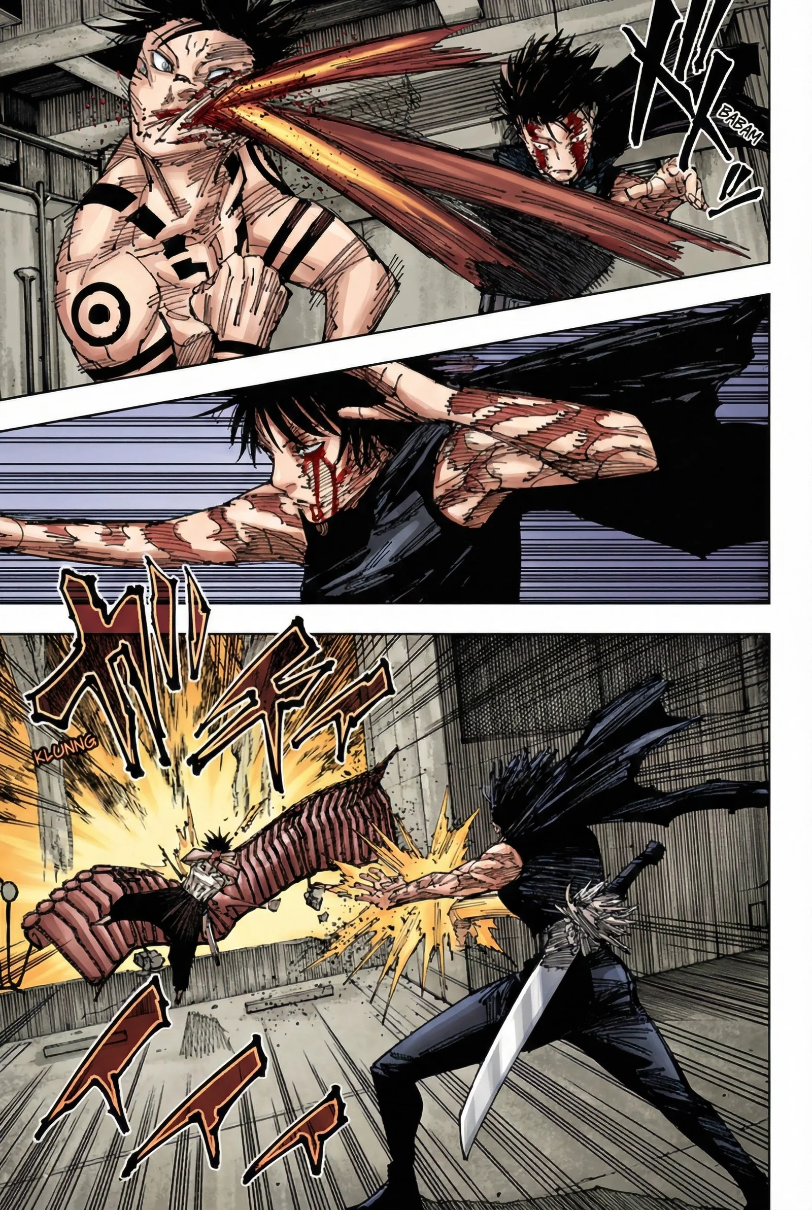 Jujutsu Kaisen Colored Manga JJK, chapter 215, page 8
