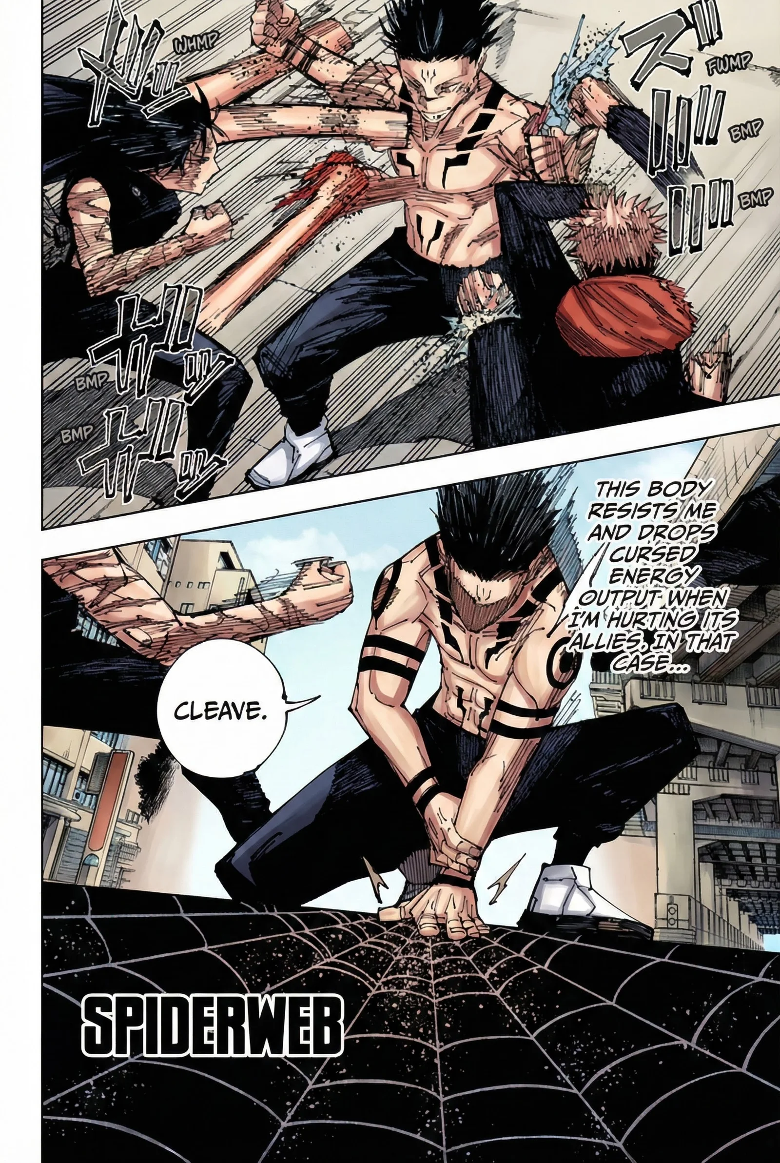 Jujutsu Kaisen Colored Manga JJK, chapter 215, page 12