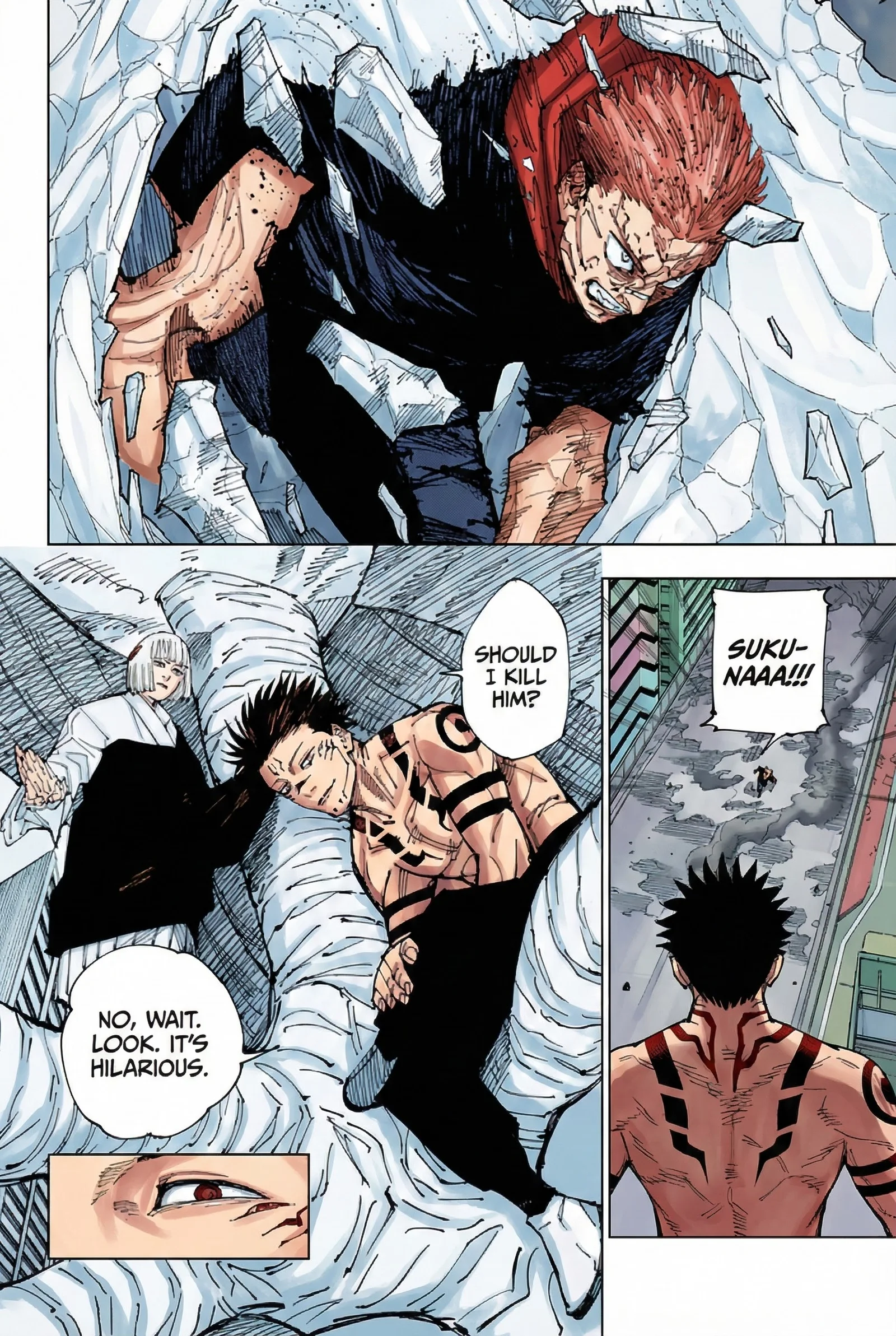 Jujutsu Kaisen Colored Manga JJK, chapter 215, page 18
