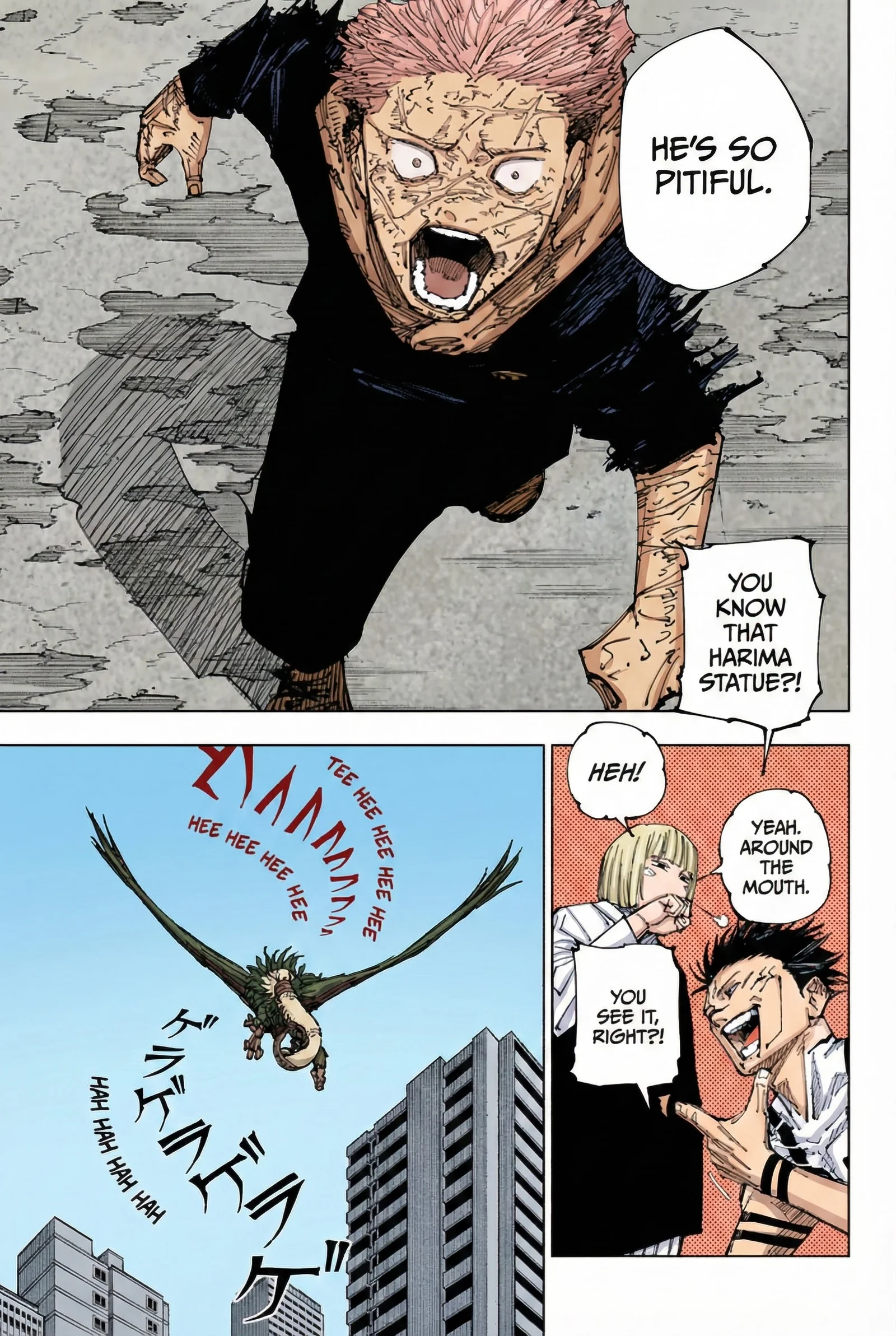 Jujutsu Kaisen Colored Manga JJK, chapter 215, page 19