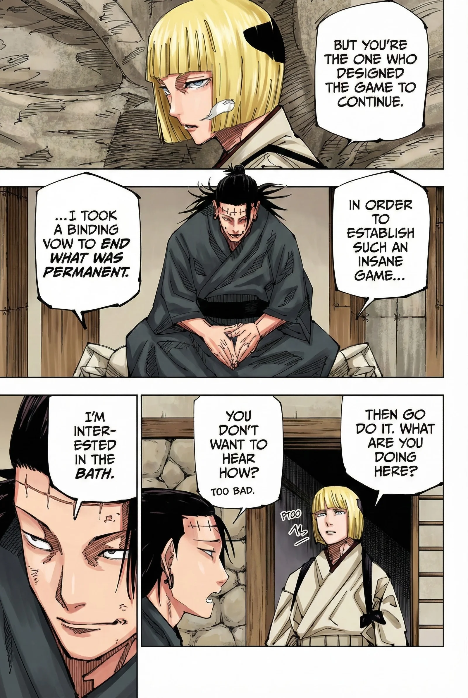 Jujutsu Kaisen Colored Manga JJK, chapter 216, page 3
