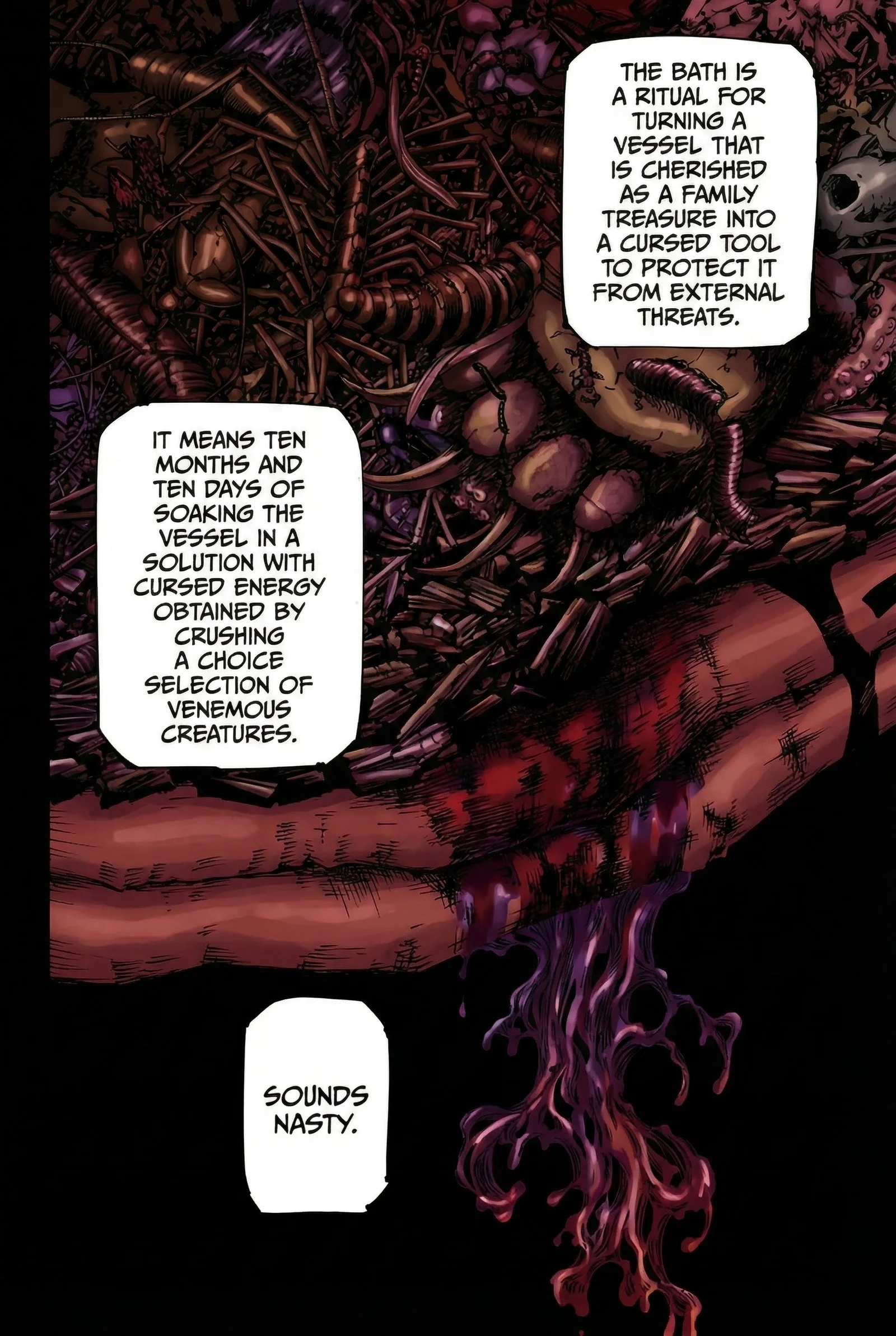 Jujutsu Kaisen Colored Manga JJK, chapter 216, page 4