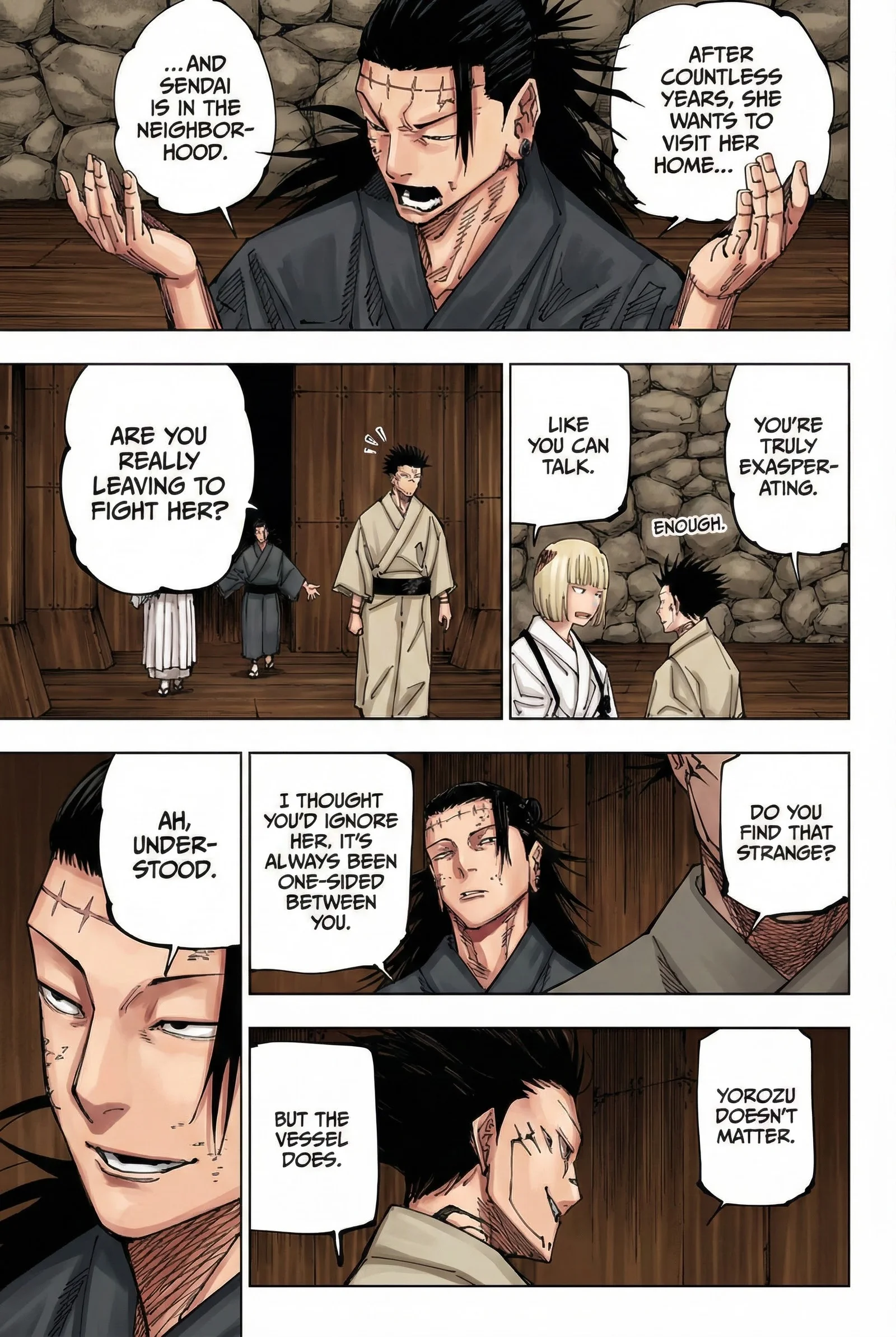 Jujutsu Kaisen Colored Manga JJK, chapter 216, page 10