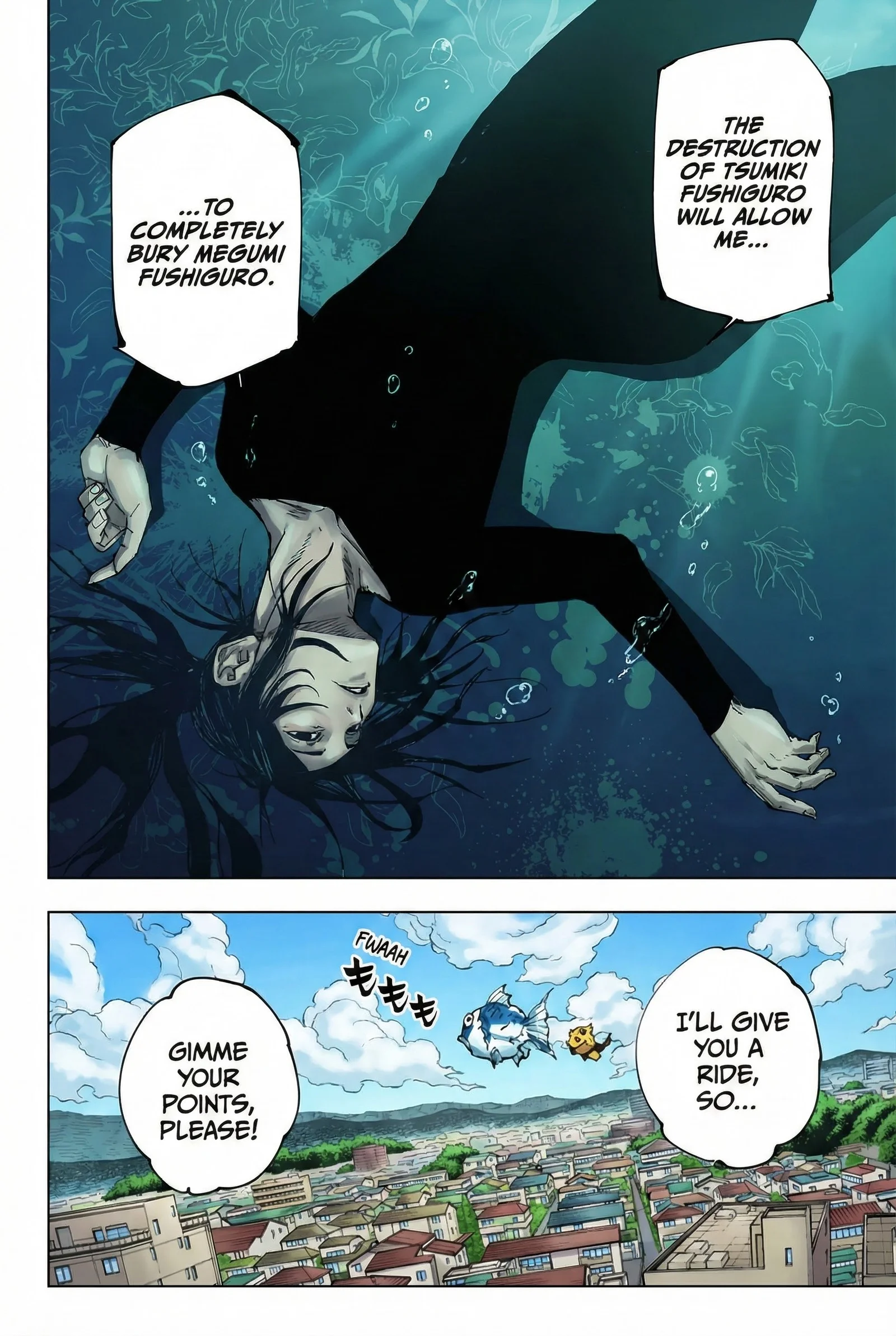 Jujutsu Kaisen Colored Manga JJK, chapter 216, page 11