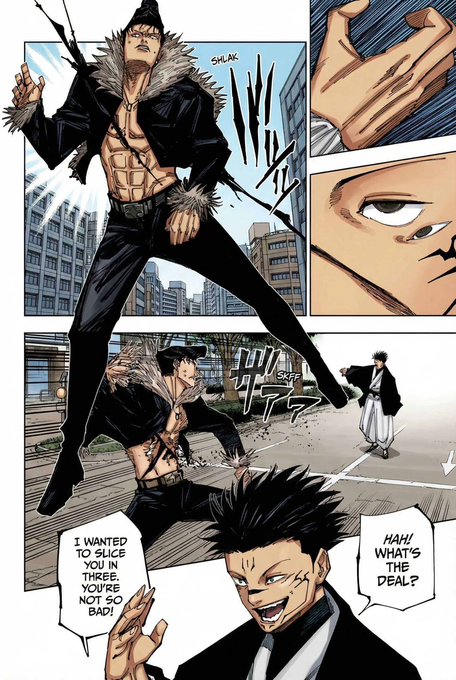 Jujutsu Kaisen Colored Manga JJK, chapter 216, page 17