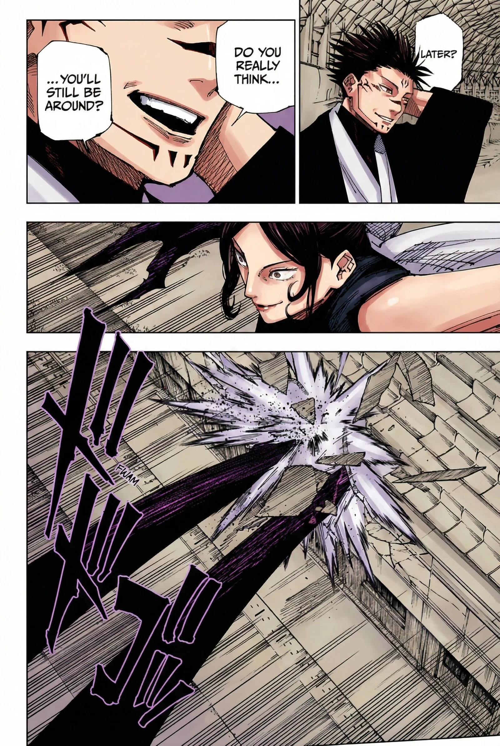 Jujutsu Kaisen Colored Manga JJK, chapter 217, page 2