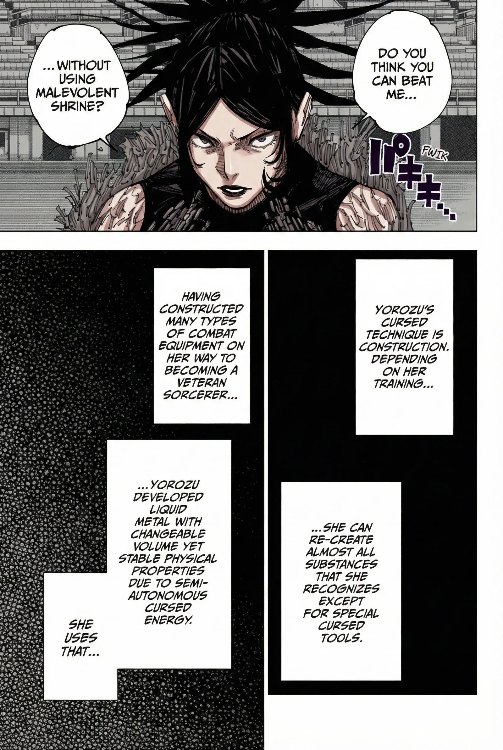 Jujutsu Kaisen Colored Manga JJK, chapter 217, page 15