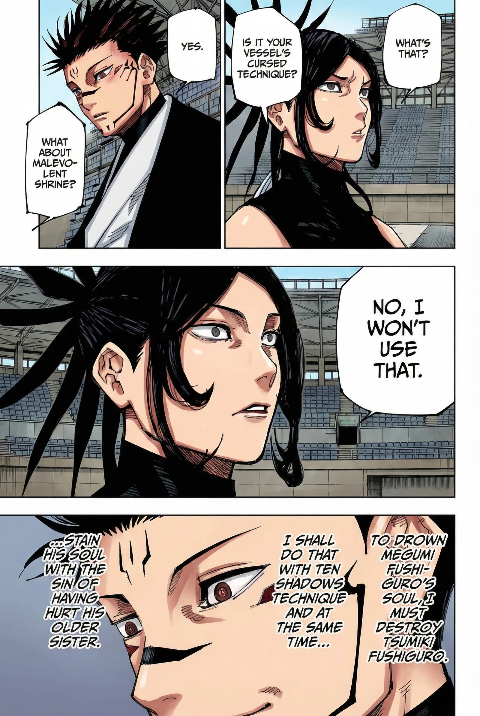 Jujutsu Kaisen Colored Manga JJK, chapter 217, page 16