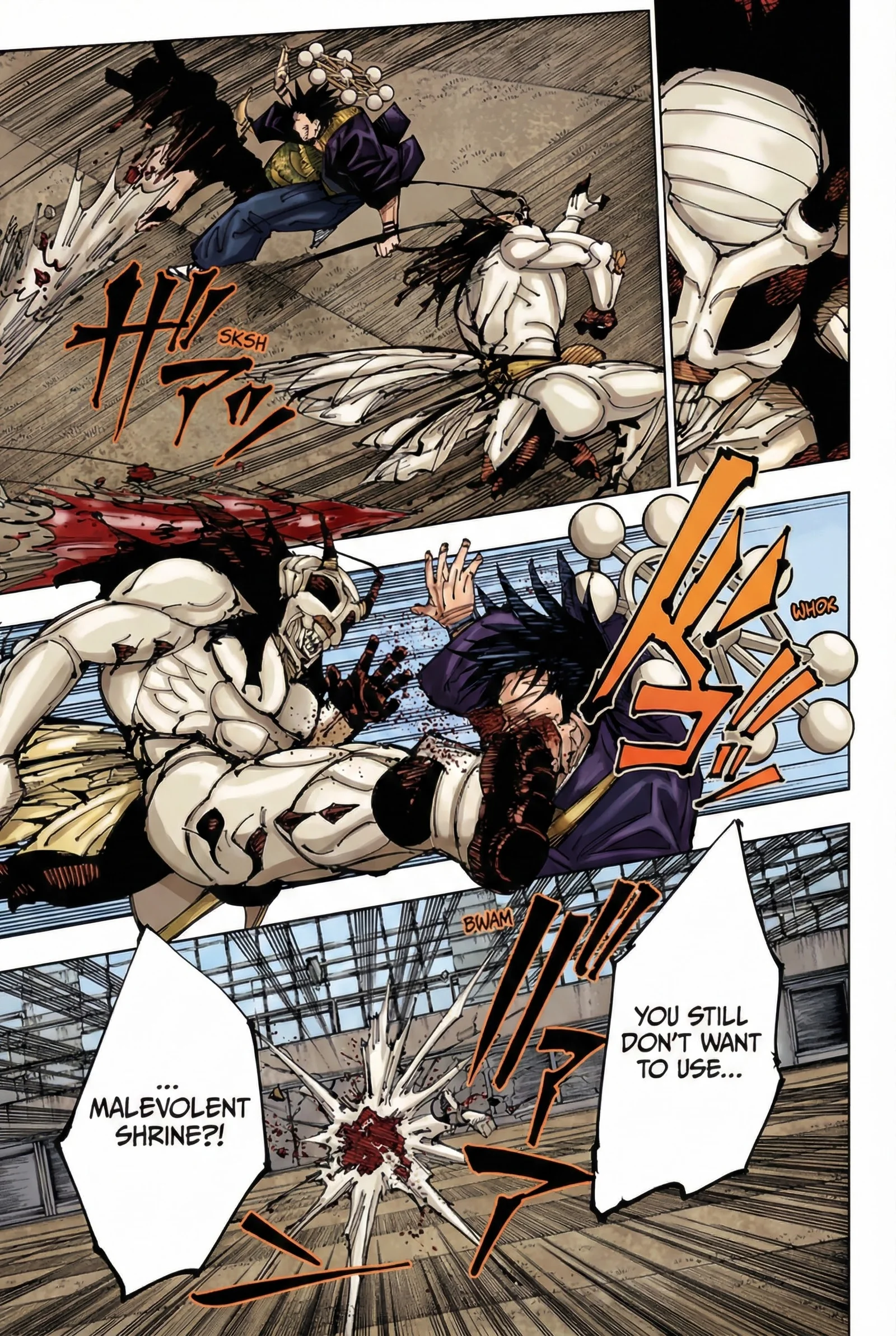 Jujutsu Kaisen Colored Manga JJK, chapter 218, page 5