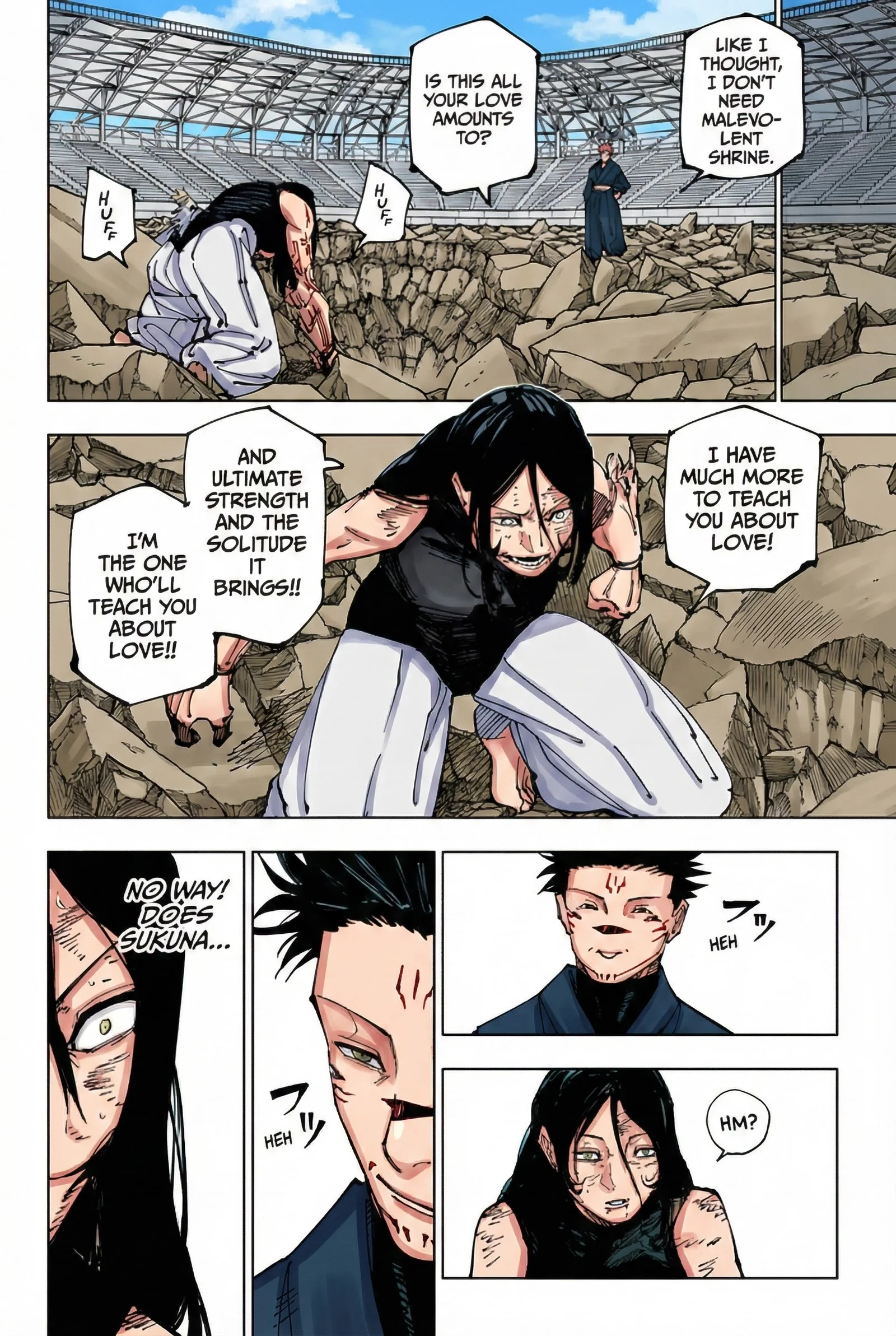 Jujutsu Kaisen Colored Manga JJK, chapter 218, page 7