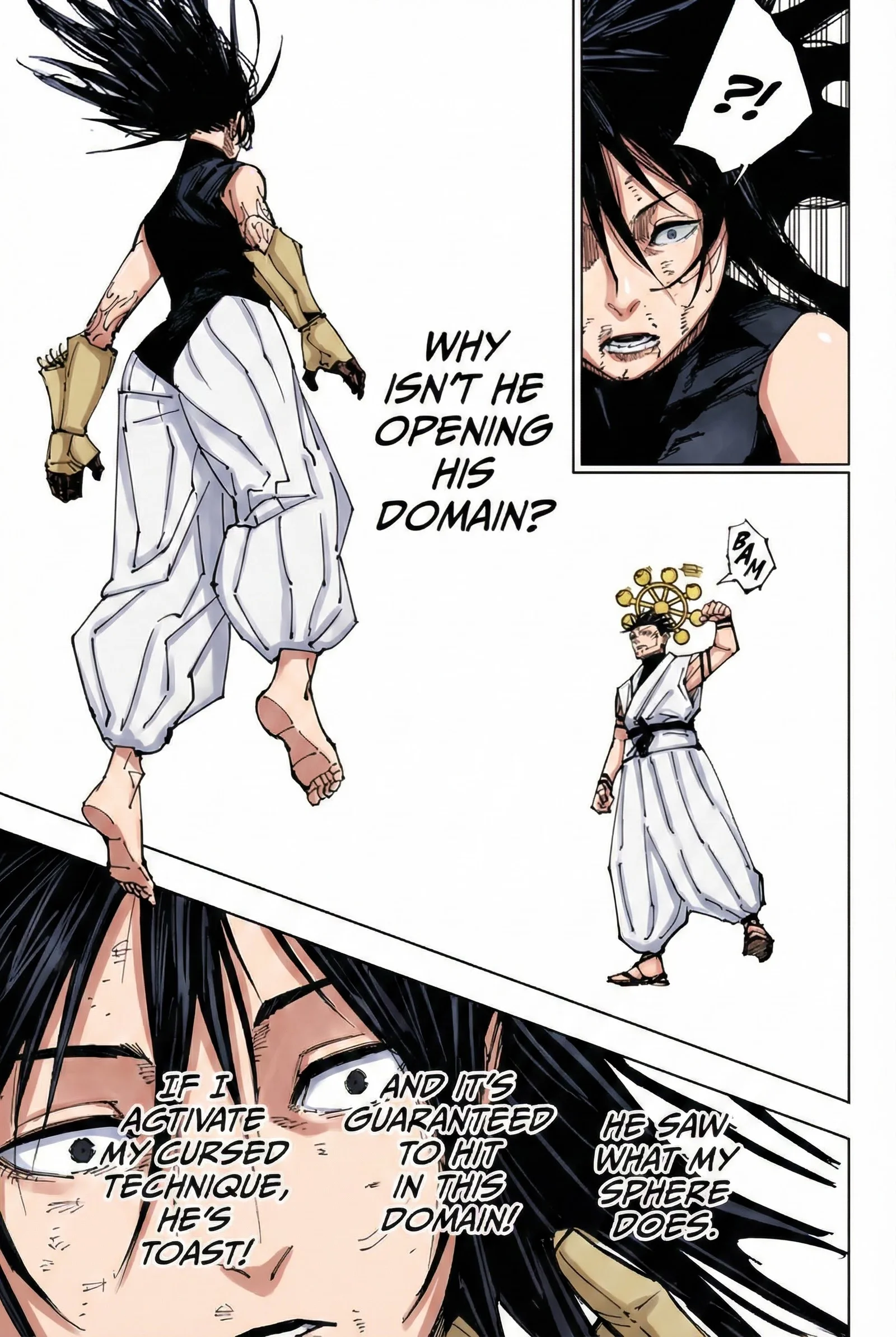 Jujutsu Kaisen Colored Manga JJK, chapter 219, page 13