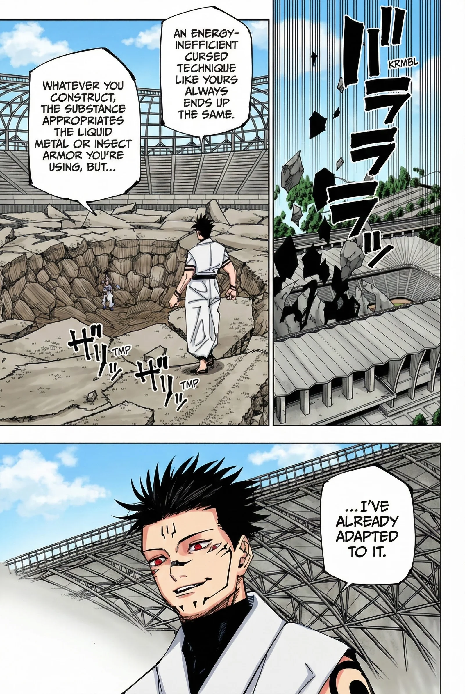Jujutsu Kaisen Colored Manga JJK, chapter 219, page 17