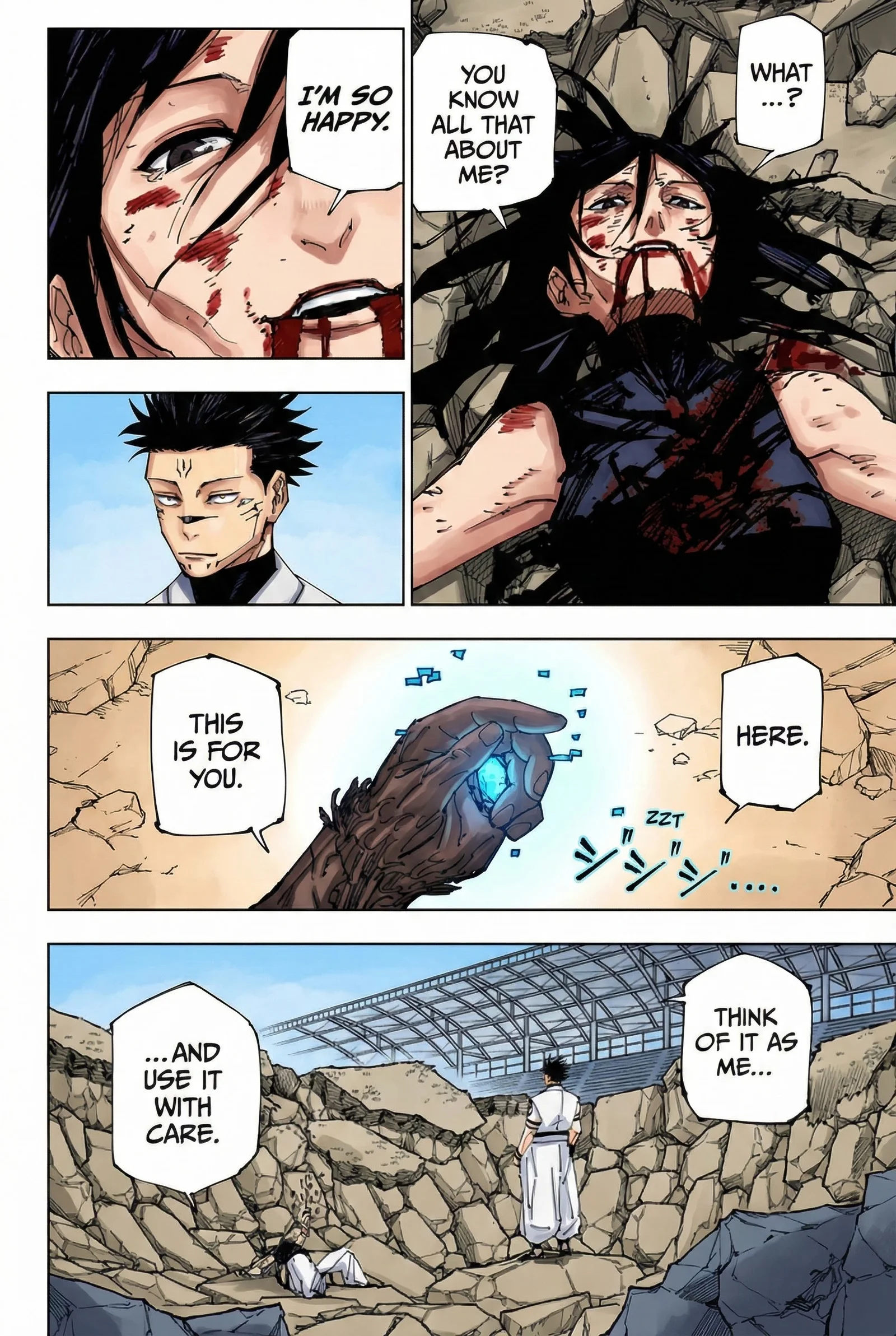 Jujutsu Kaisen Colored Manga JJK, chapter 219, page 18
