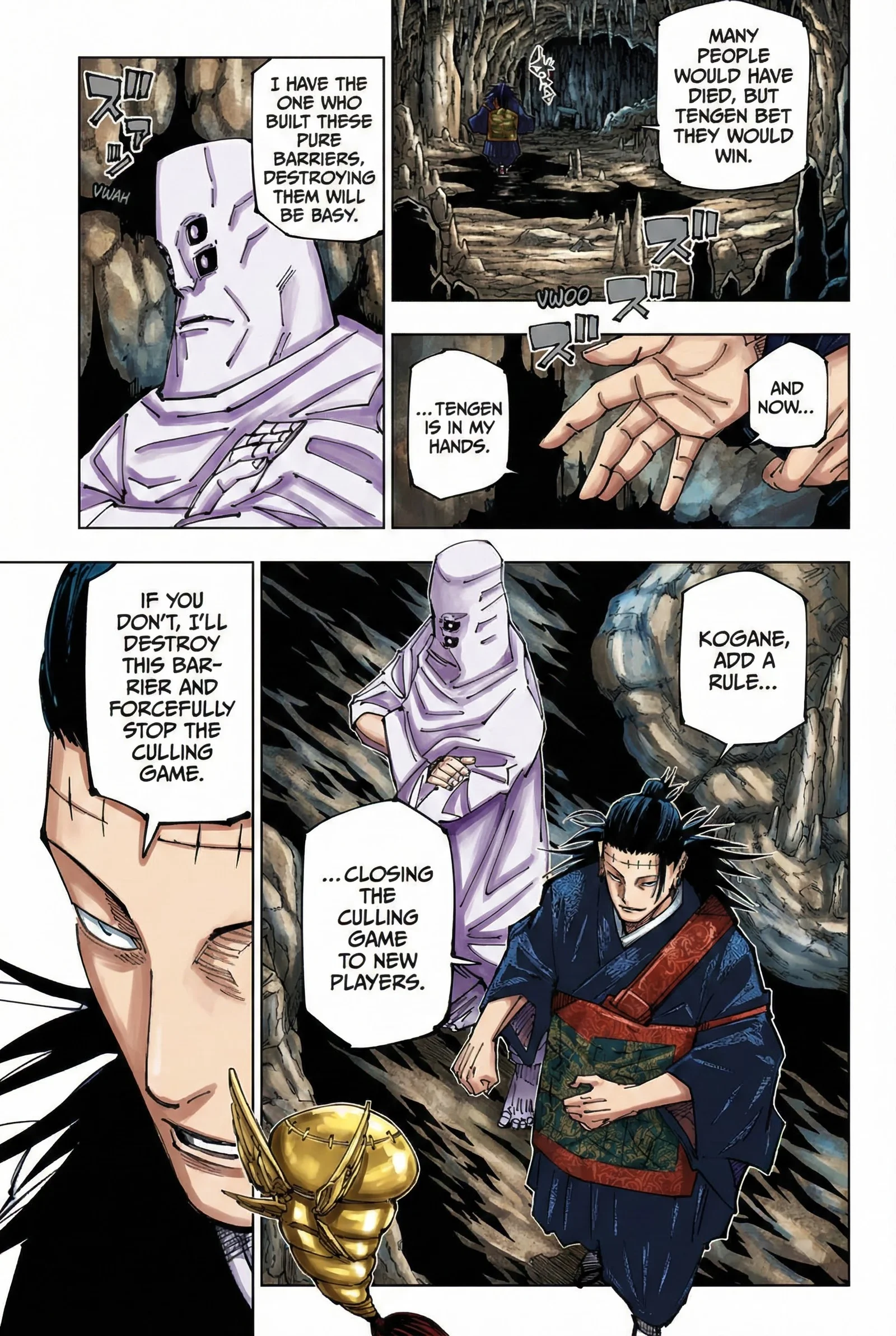 Jujutsu Kaisen Colored Manga JJK, chapter 220, page 5