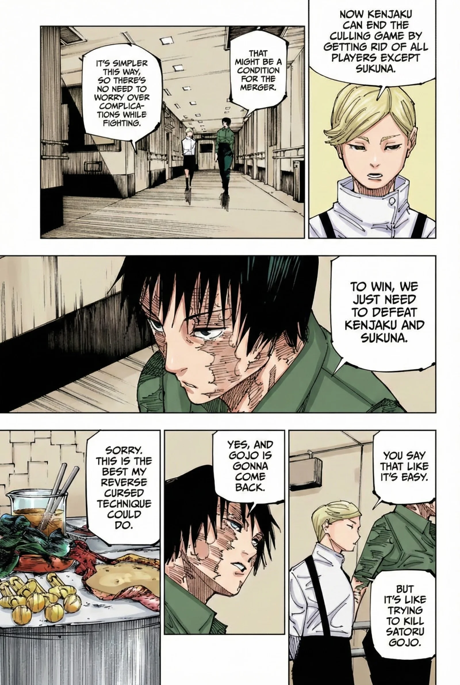 Jujutsu Kaisen Colored Manga JJK, chapter 220, page 9