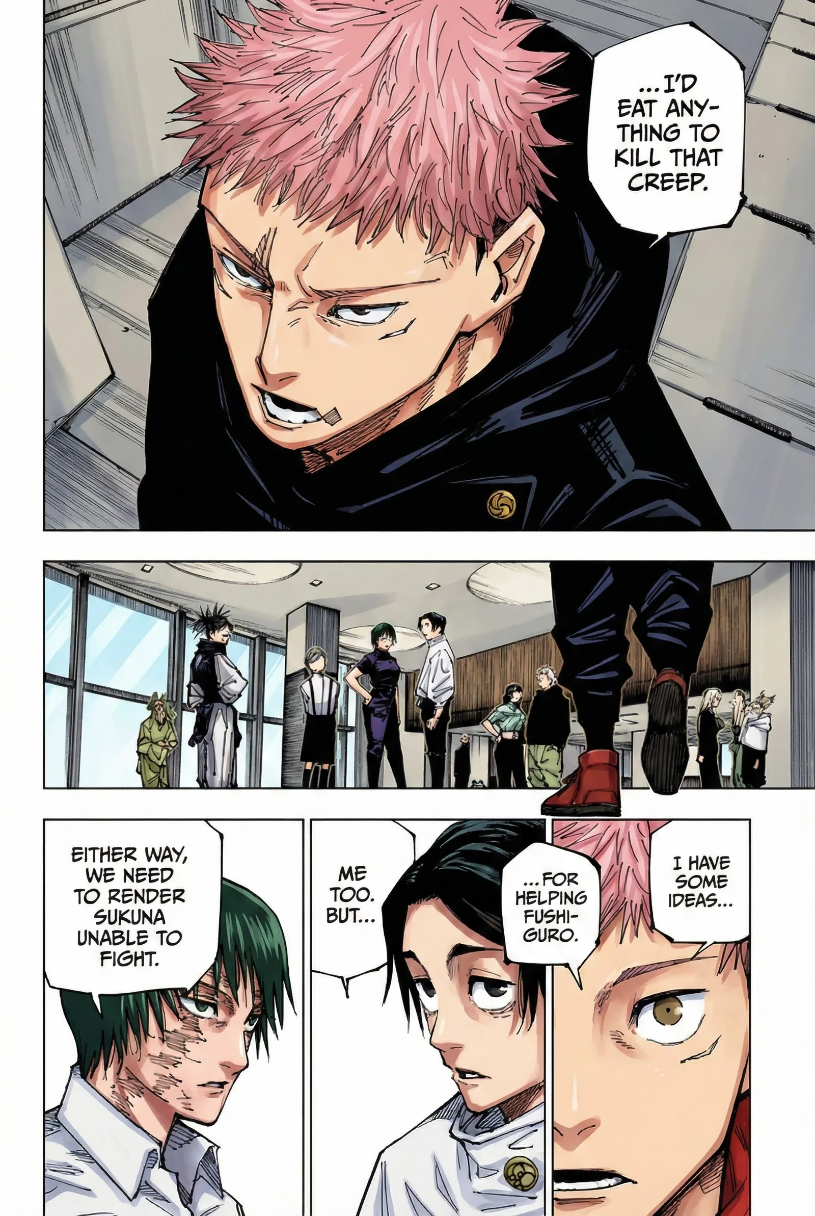 Jujutsu Kaisen Colored Manga JJK, chapter 220, page 16