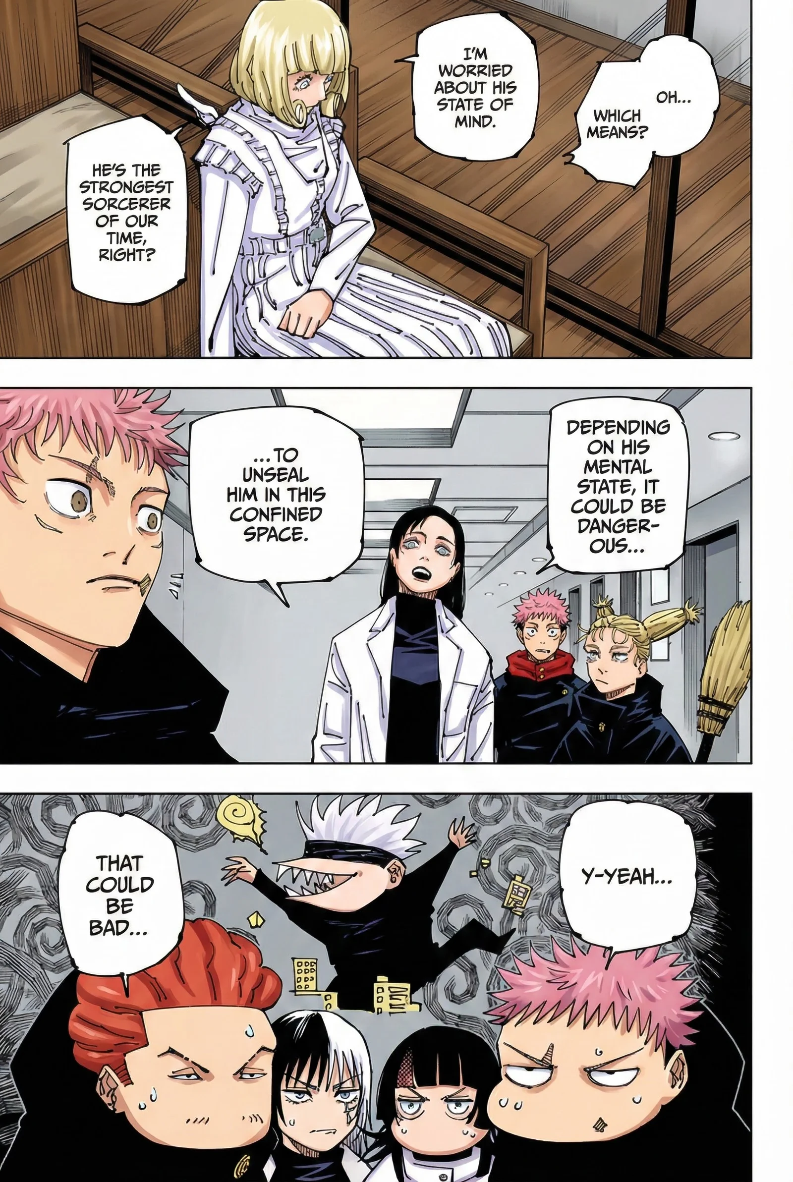 Jujutsu Kaisen Colored Manga JJK, chapter 221, page 3