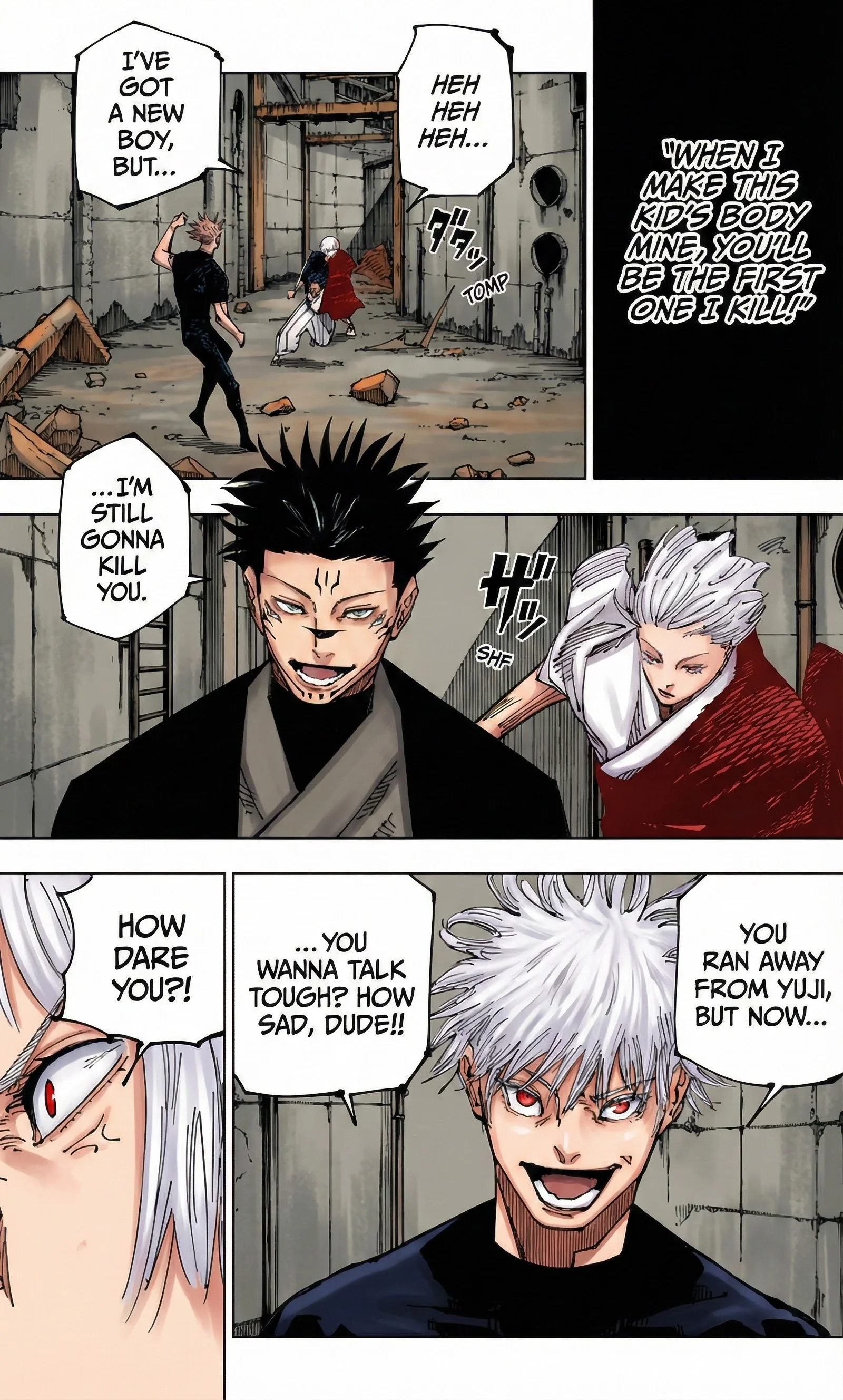 Jujutsu Kaisen Colored Manga JJK, chapter 221, page 15