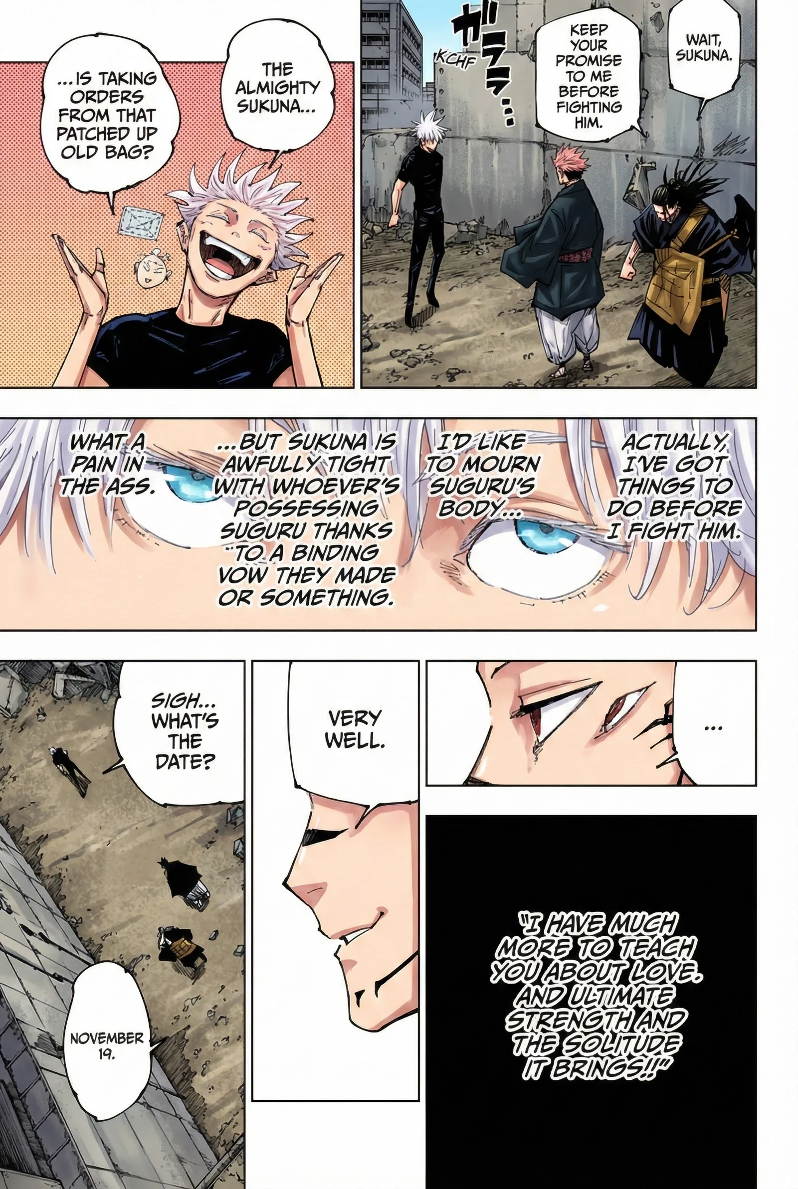 Jujutsu Kaisen Colored Manga JJK, chapter 221, page 17