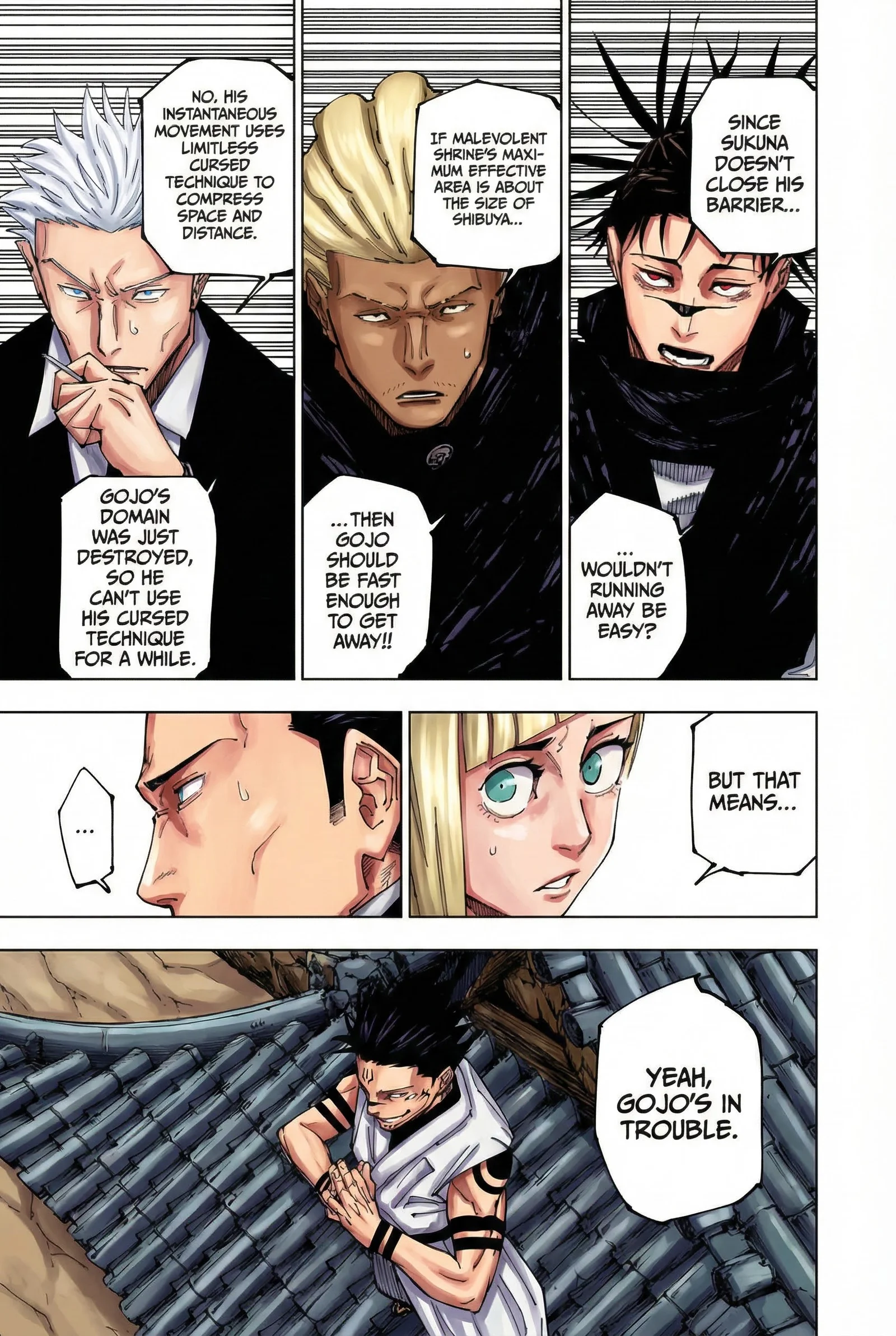 Jujutsu Kaisen Colored Manga JJK, chapter 226, page 3