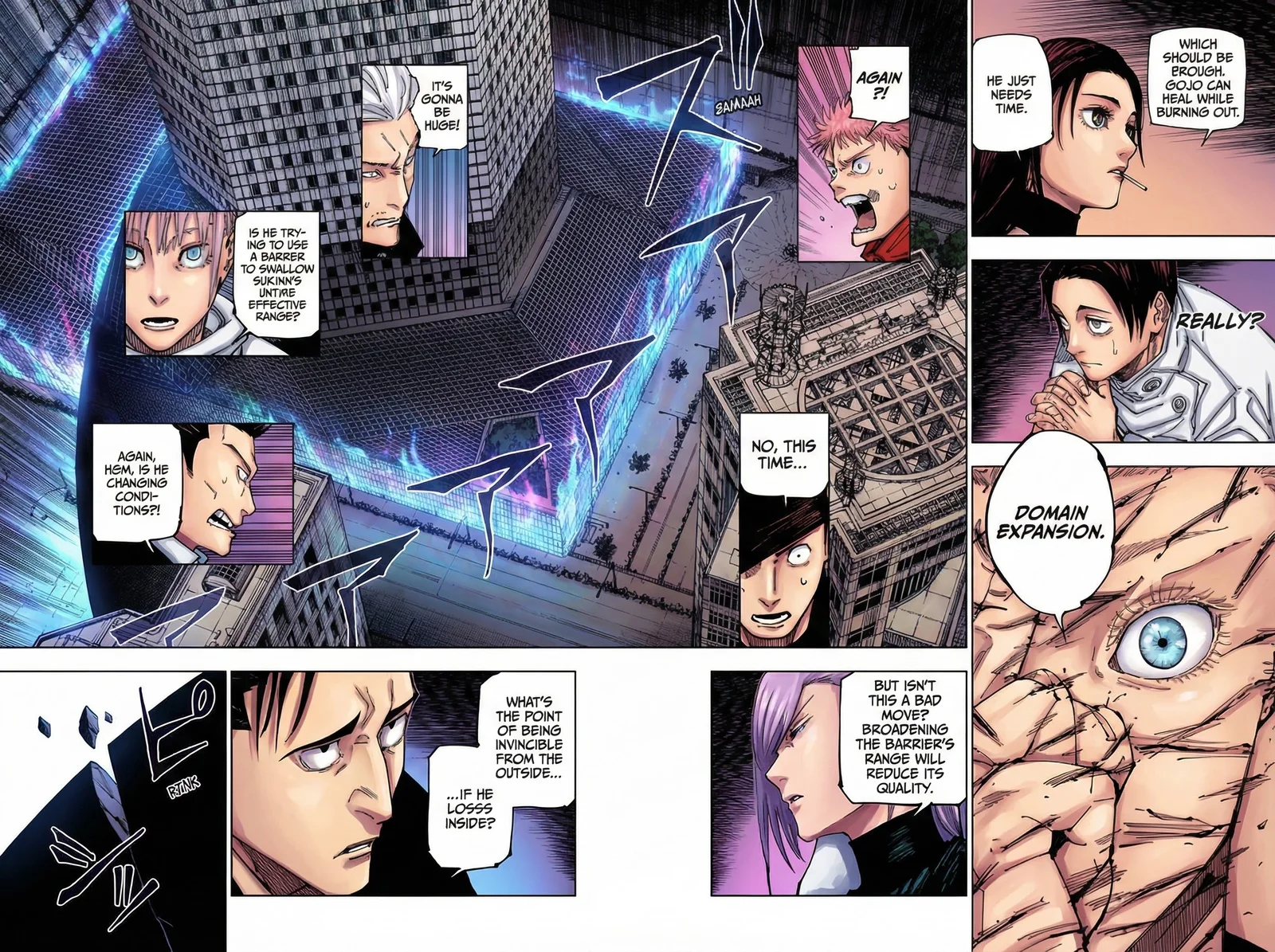 Jujutsu Kaisen Colored Manga JJK, chapter 227, page 16