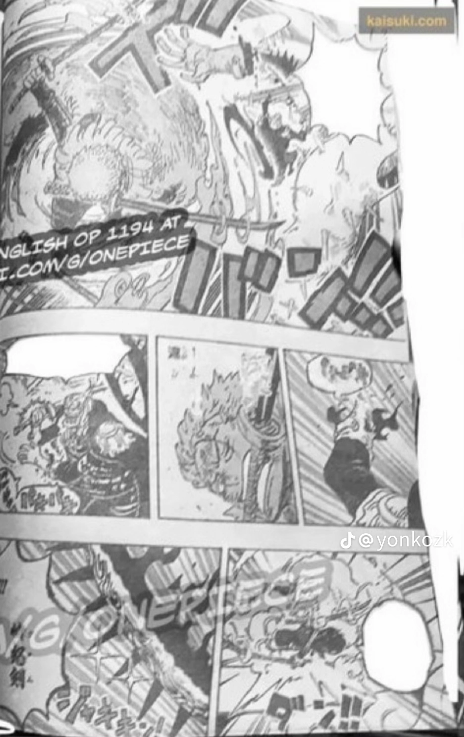 One Piece Manga, chapter 1194 RAW, page 6