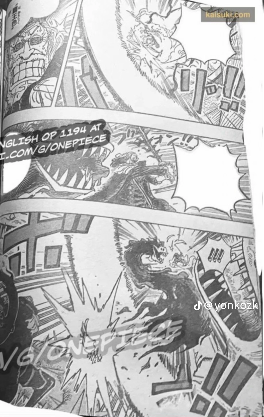 One Piece Manga, chapter 1194 RAW, page 8