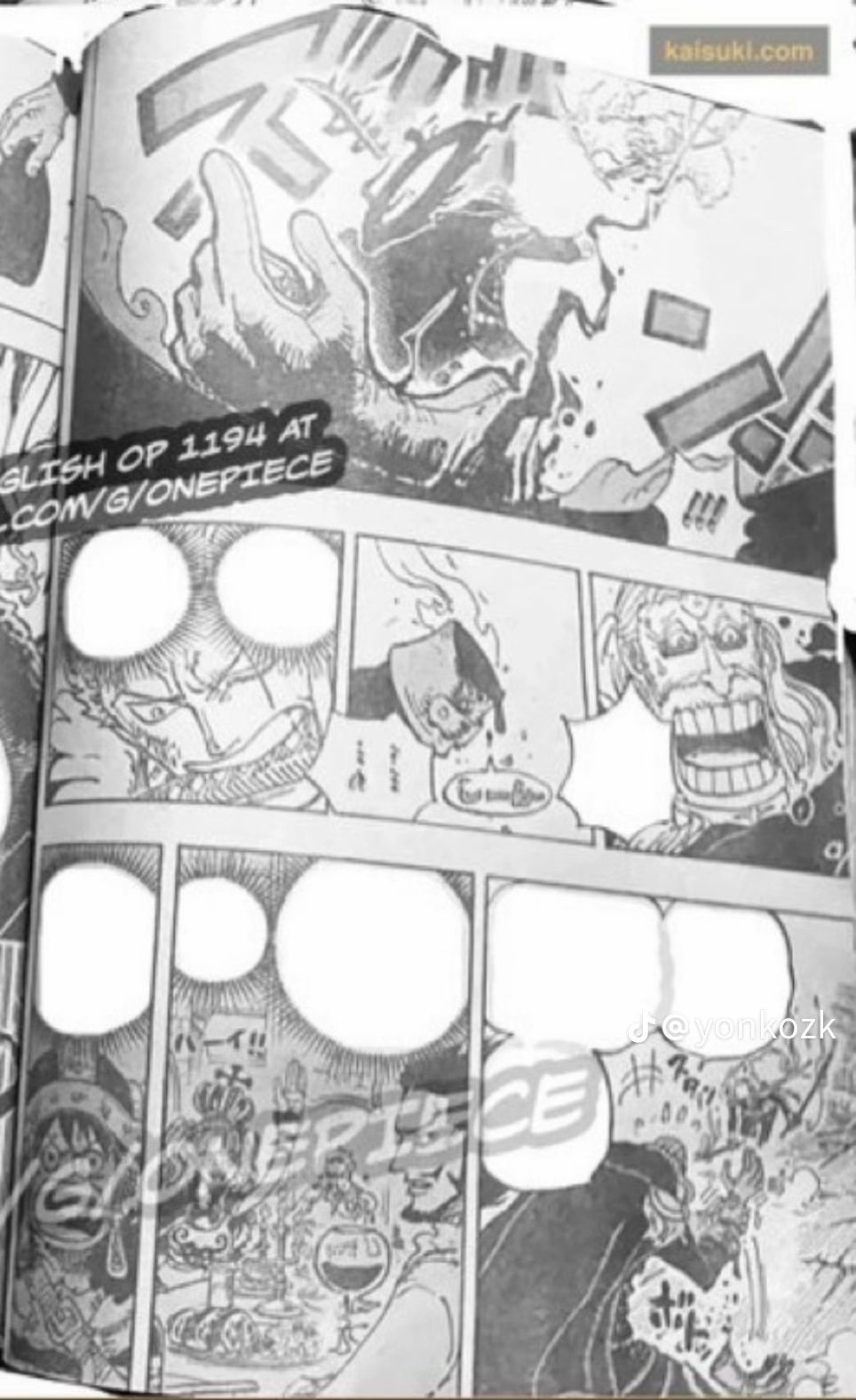 One Piece Manga, chapter 1194 RAW, page 12