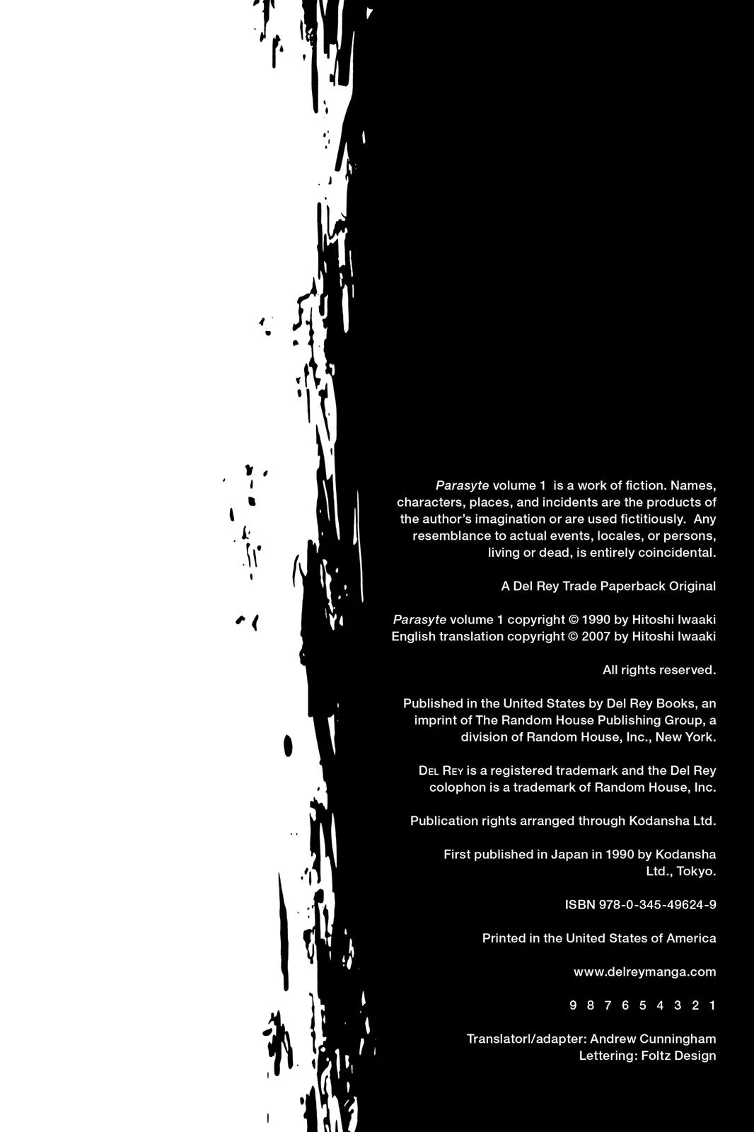 Parasyte, chapter 1, page 3