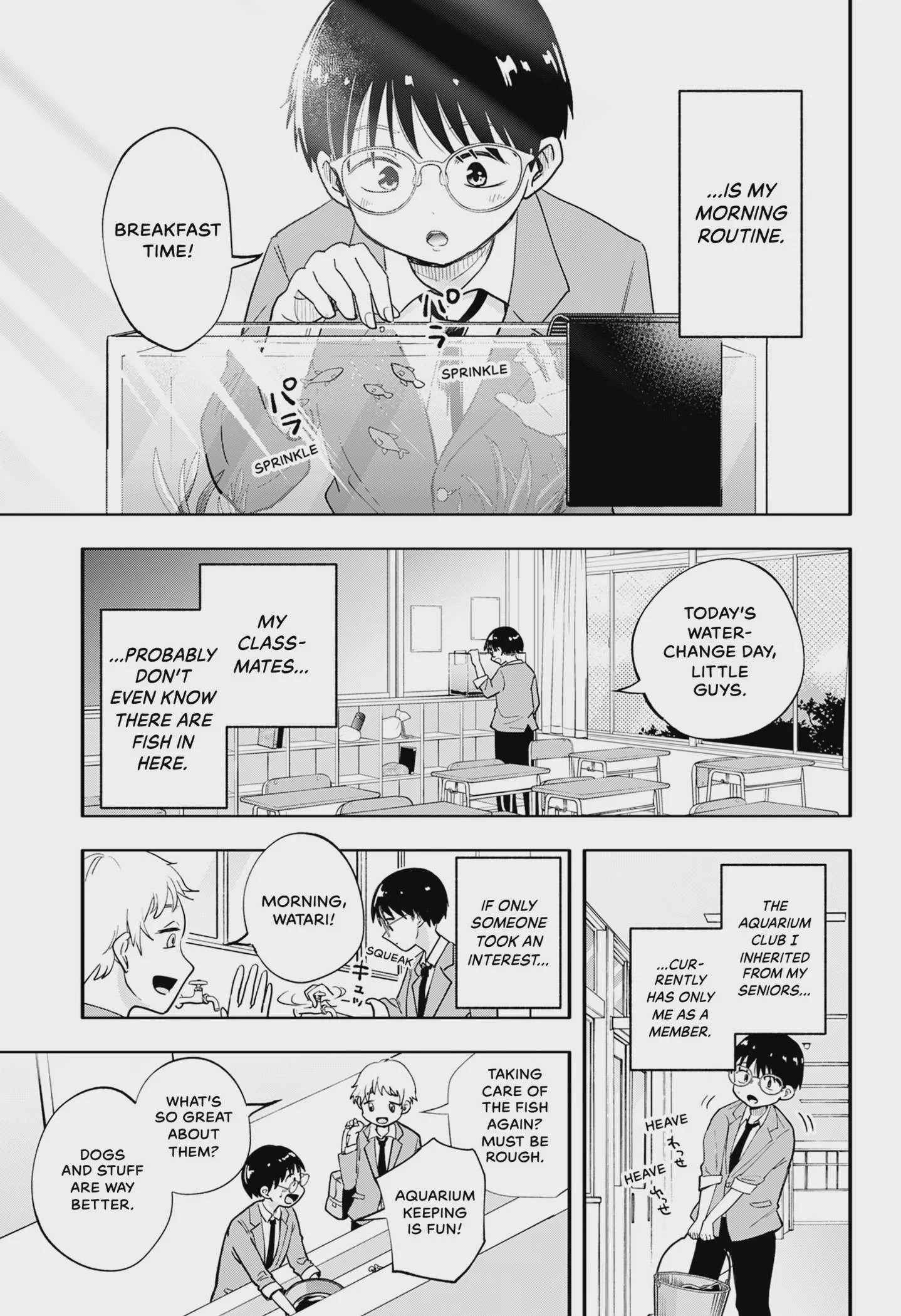 Afterschool Aquarium, chapter 0 END, page 3