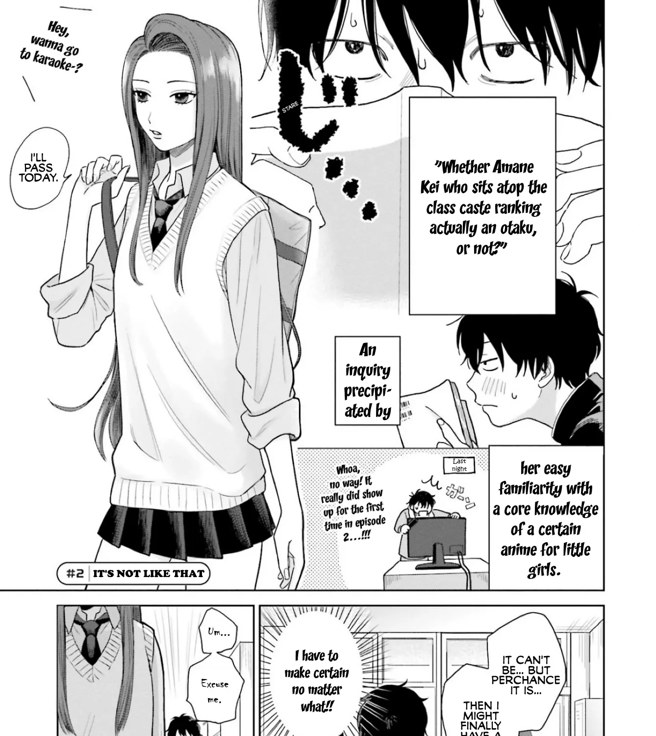 Gals Can't Be Kind to Otaku!?, chapter 1, page 13