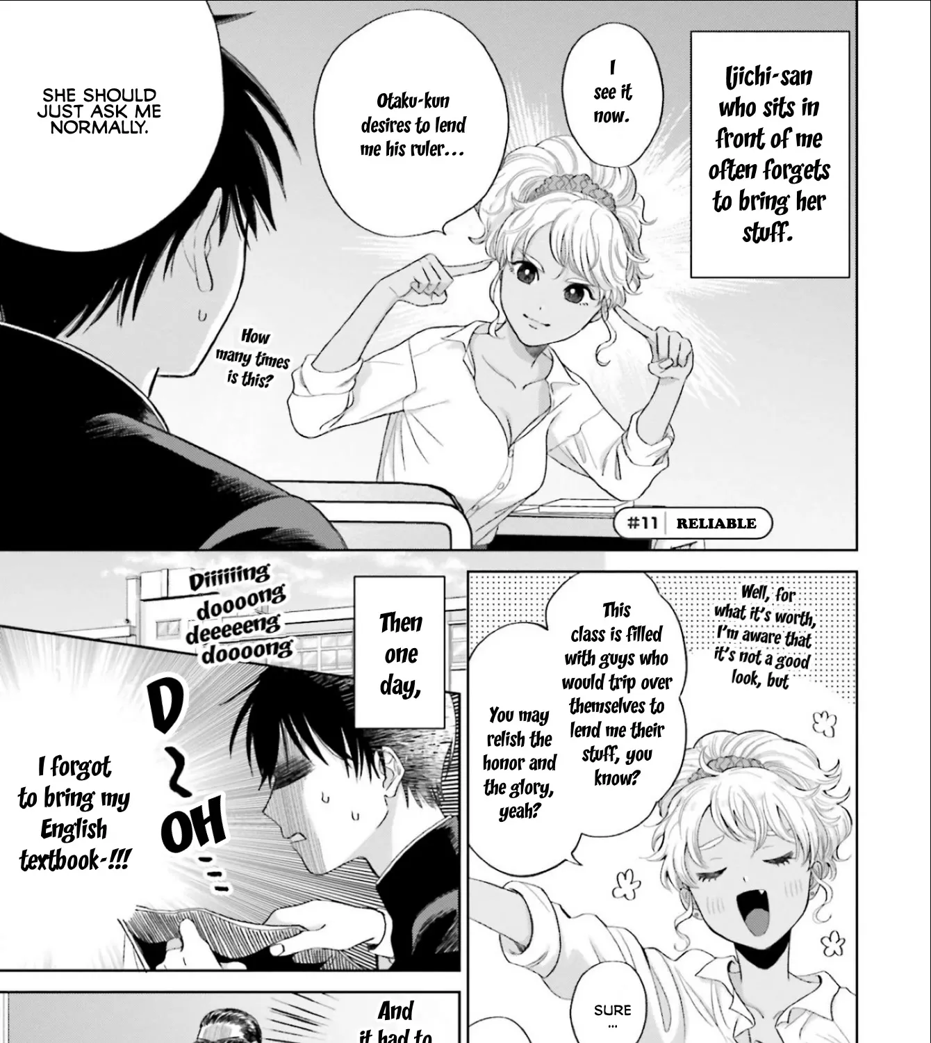 Gals Can't Be Kind to Otaku!?, chapter 3, page 9