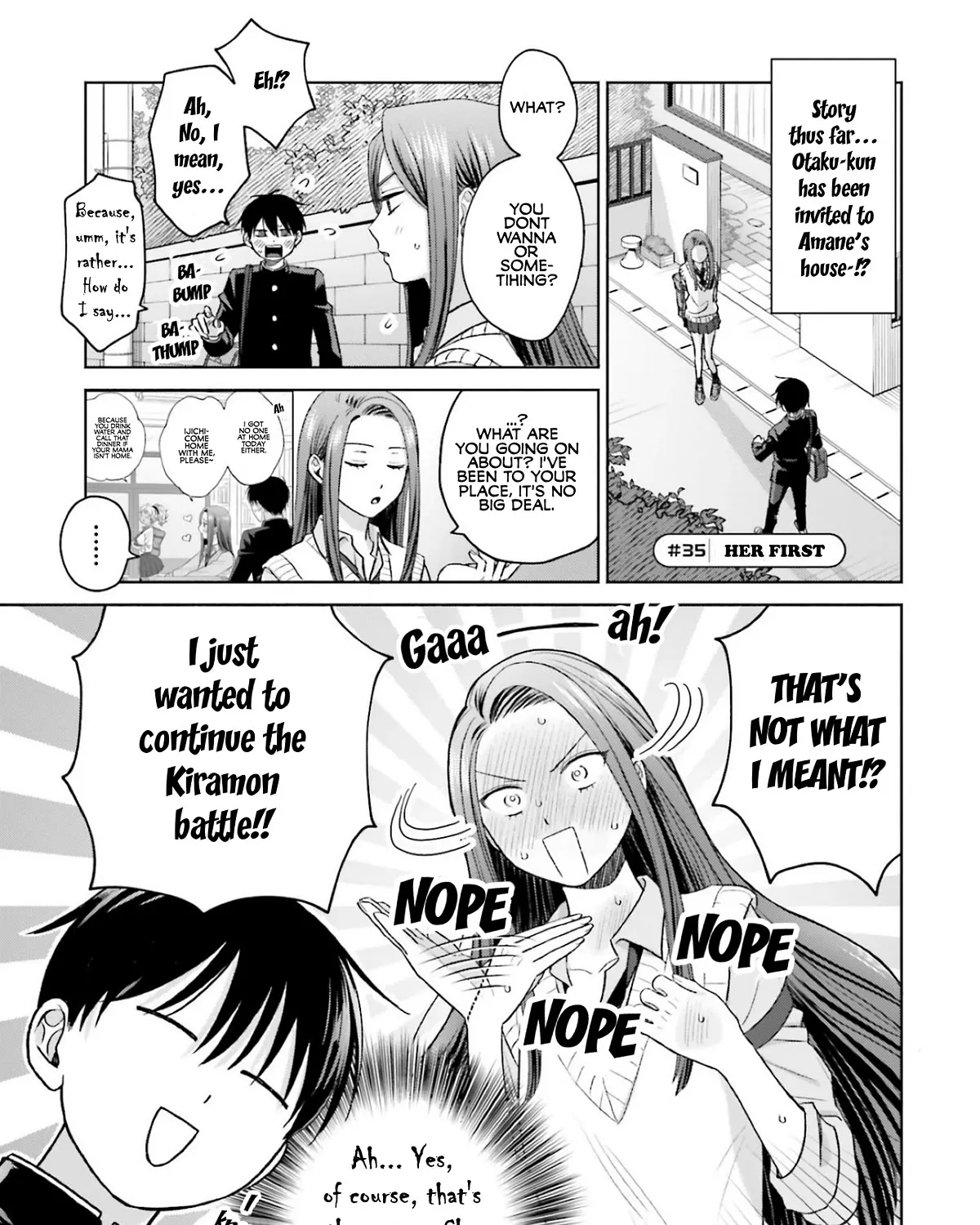 Gals Can't Be Kind to Otaku!?, chapter 8, page 7