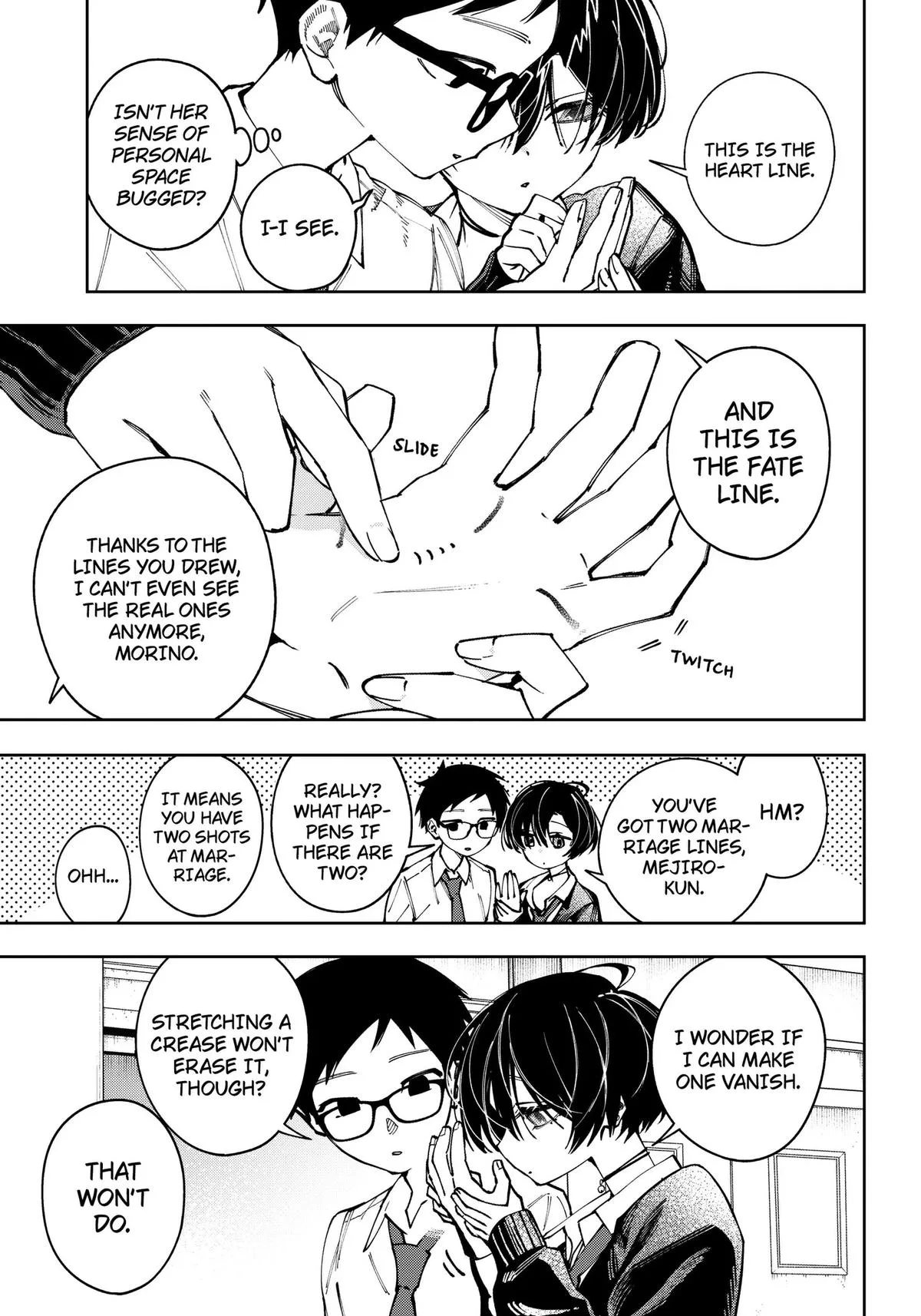Morino-san Just Won't Leave Me Be, chapter 1, page 14