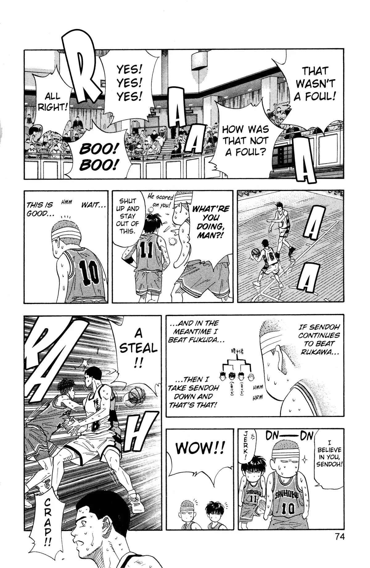 Slam Dunk, chapter 165, page 8