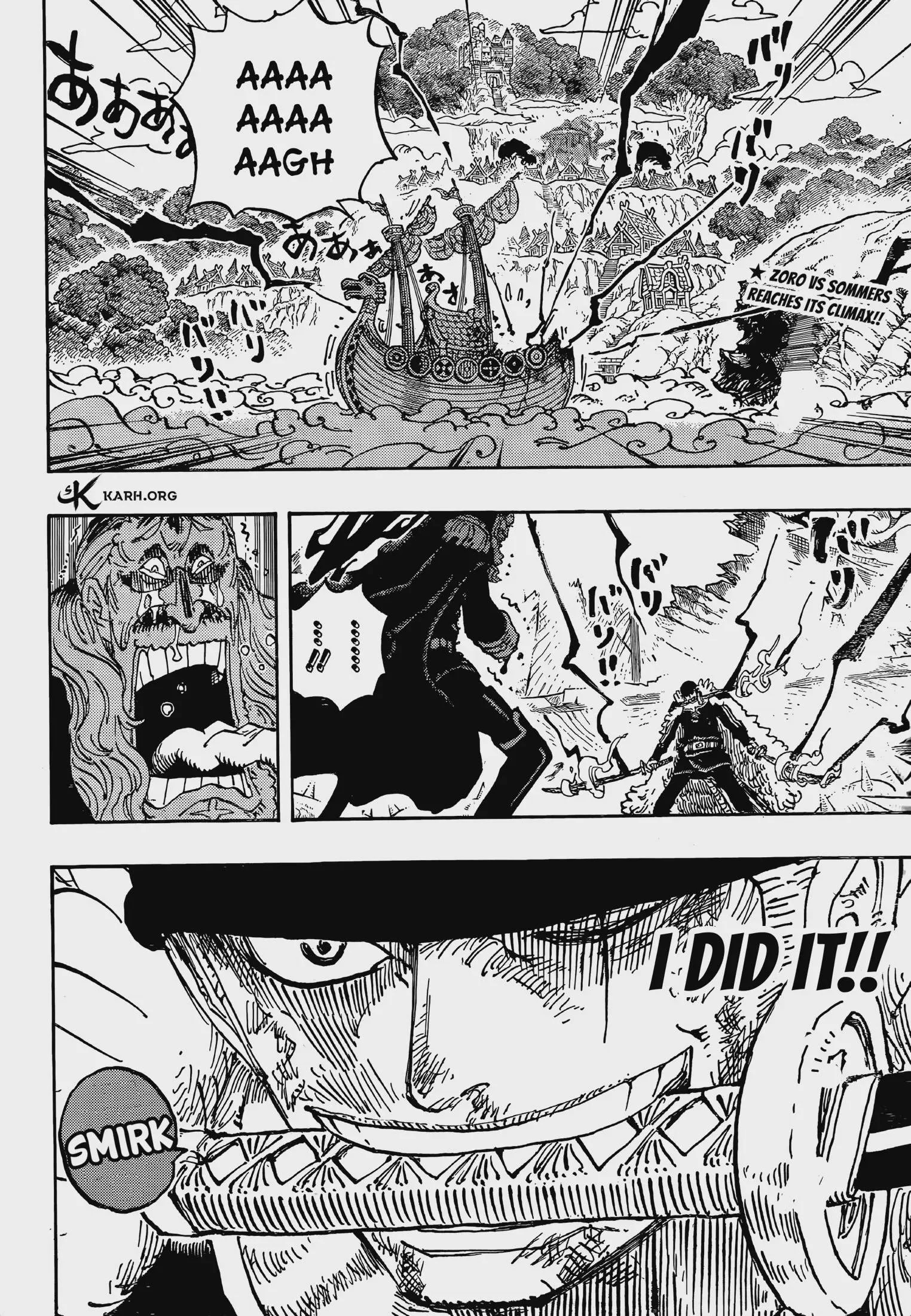 One Piece Manga, chapter 1195, page 2