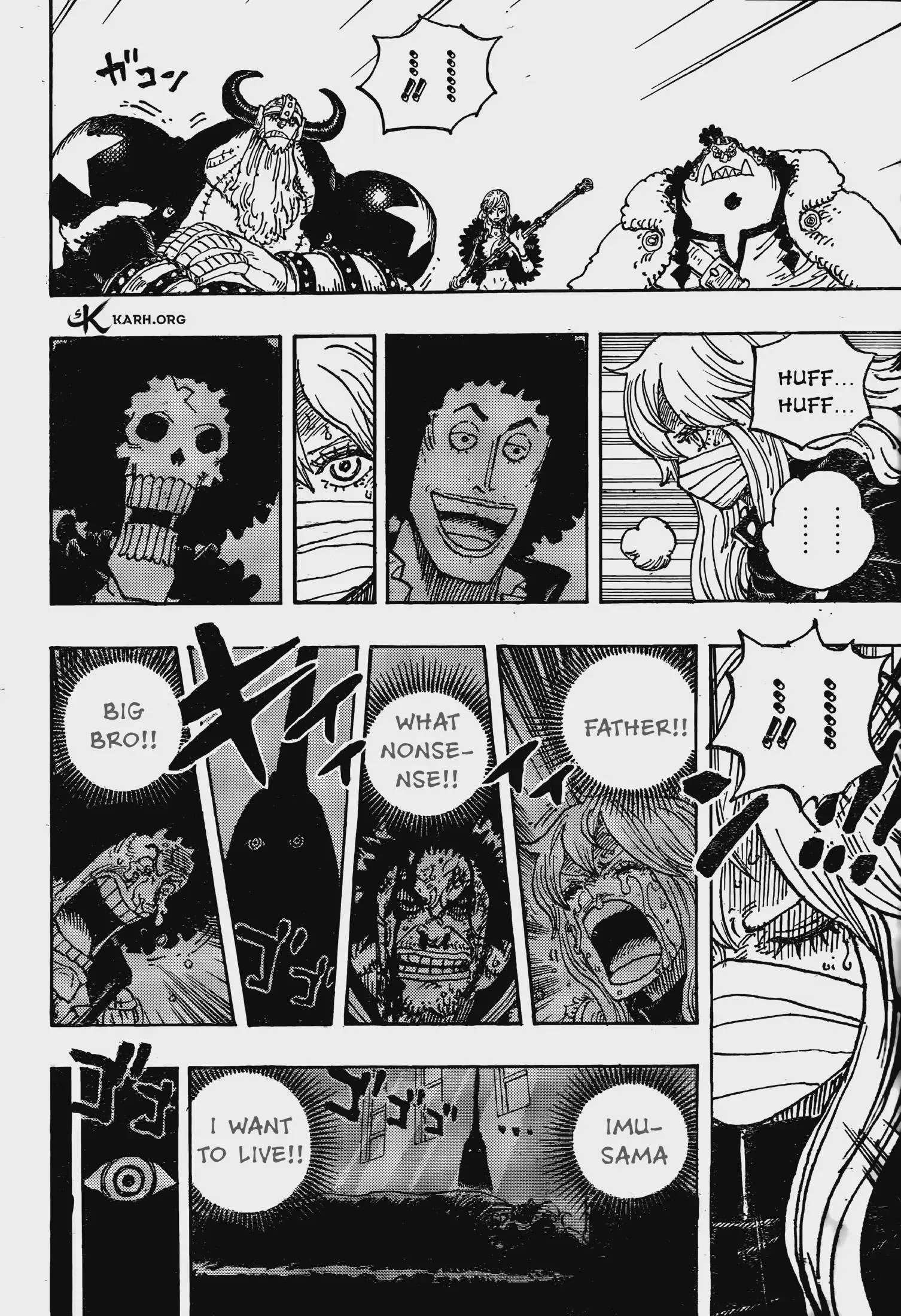 One Piece Manga, chapter 1195, page 6