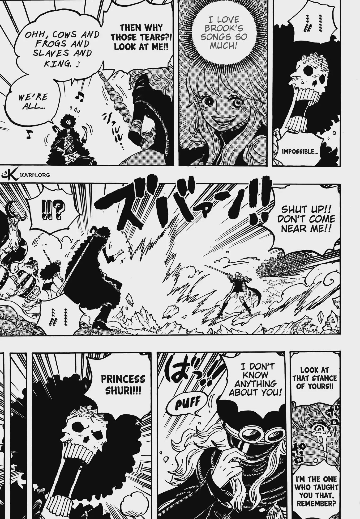 One Piece Manga, chapter 1195, page 9