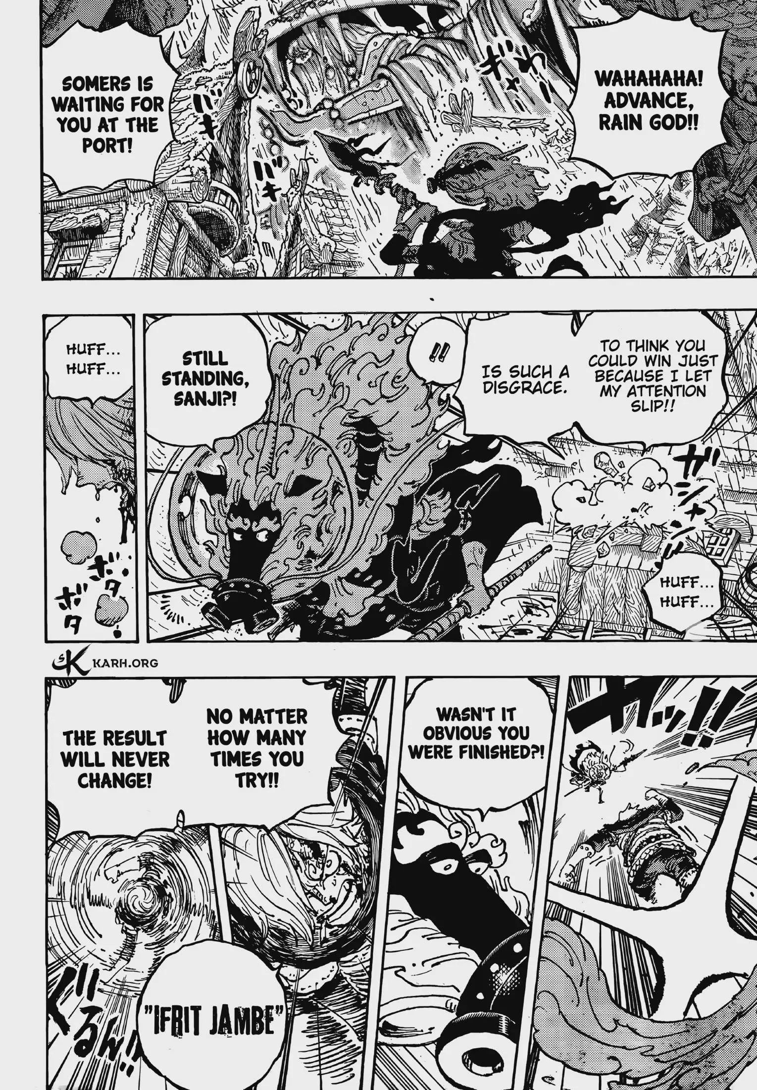 One Piece Manga, chapter 1195, page 12