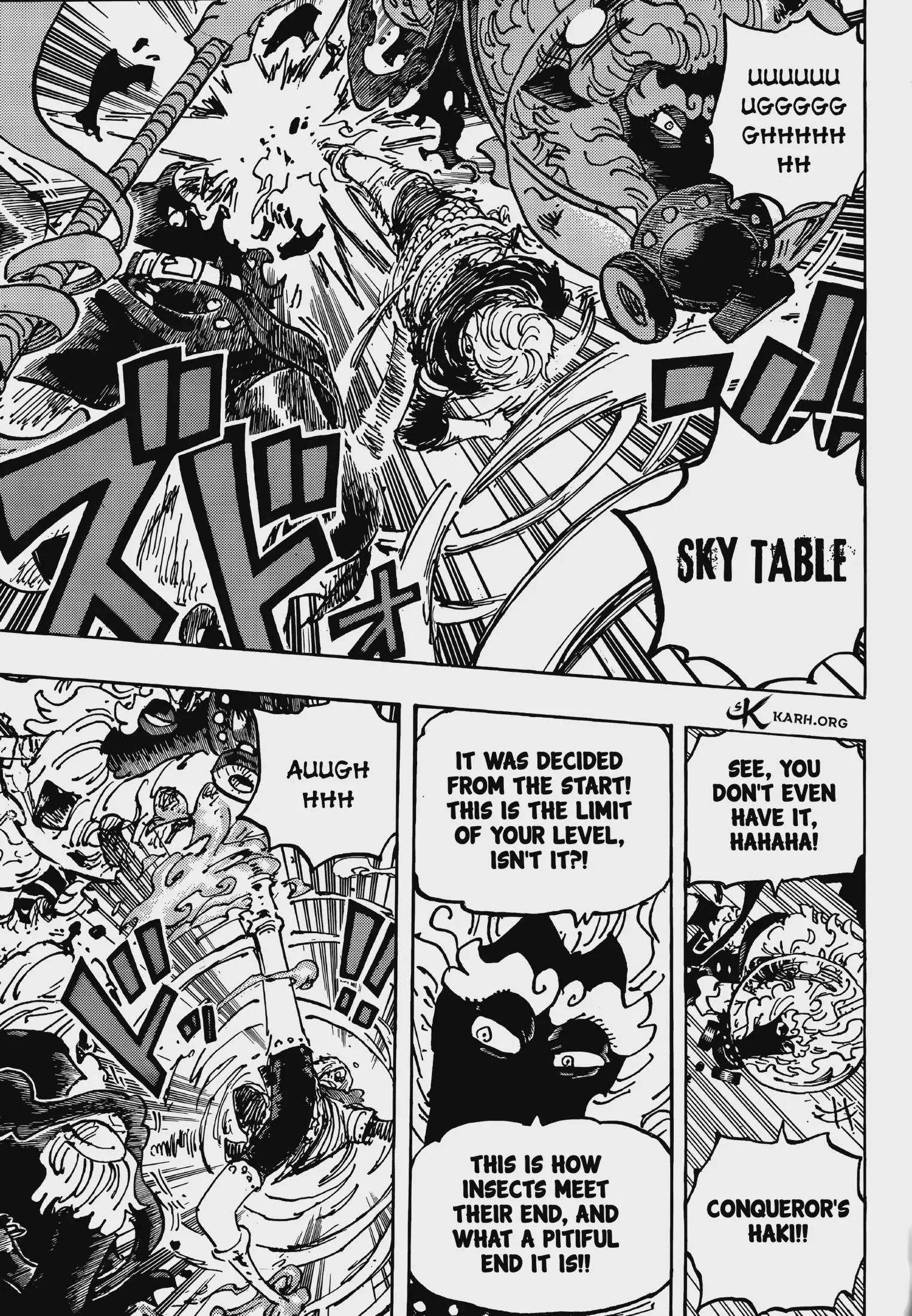 One Piece Manga, chapter 1195, page 13