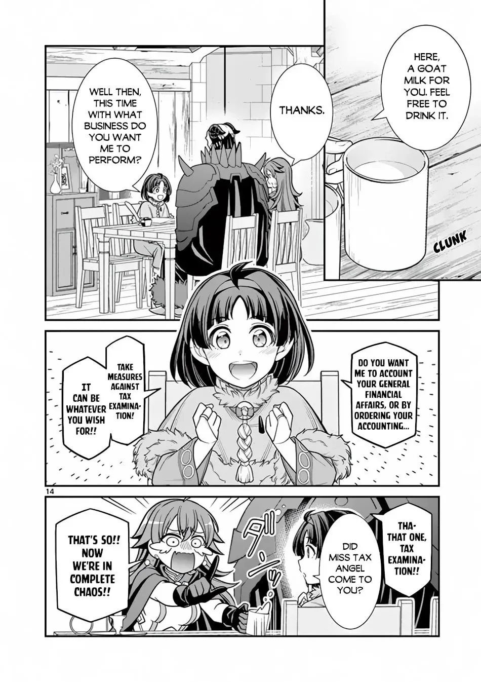 Ken to Mahou no Zeikin Taisaku, chapter 4.2, page 1