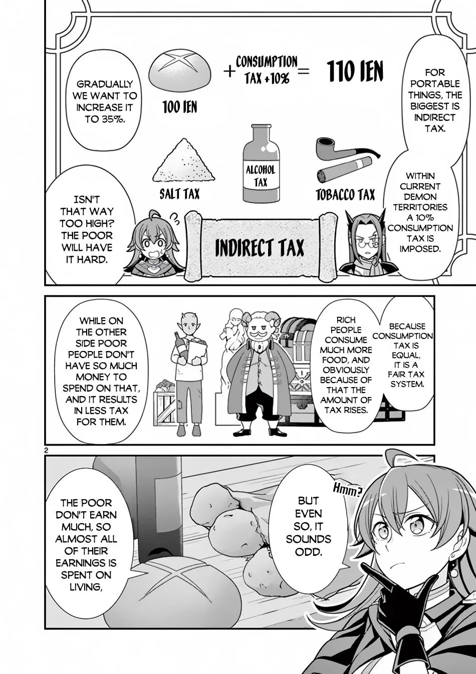 Ken to Mahou no Zeikin Taisaku, chapter 5, page 2