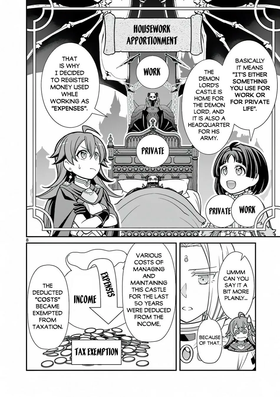 Ken to Mahou no Zeikin Taisaku, chapter 5, page 8