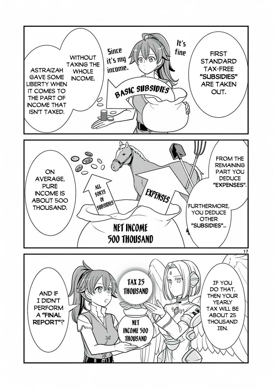 Ken to Mahou no Zeikin Taisaku, chapter 5, page 17