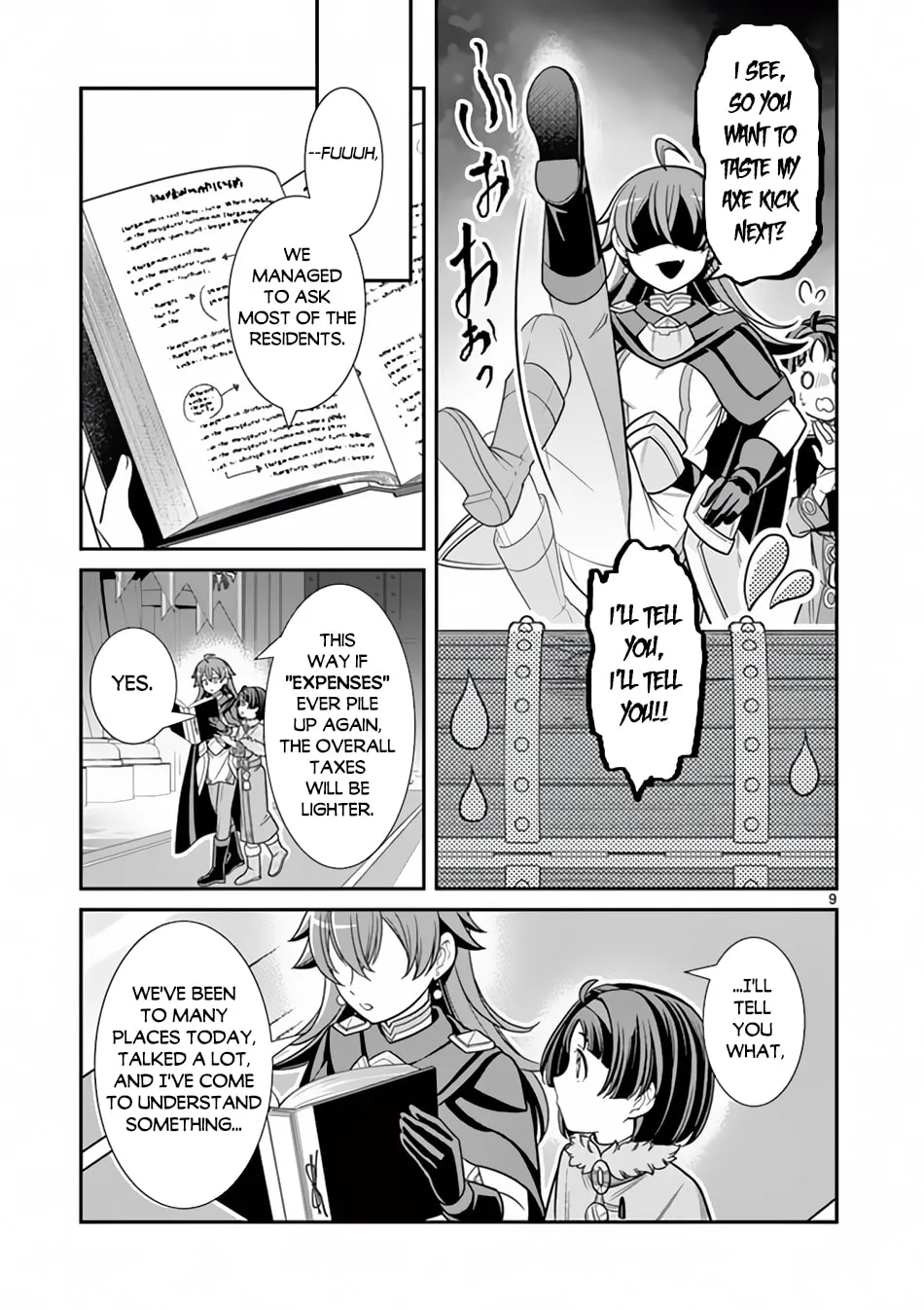 Ken to Mahou no Zeikin Taisaku, chapter 6, page 9